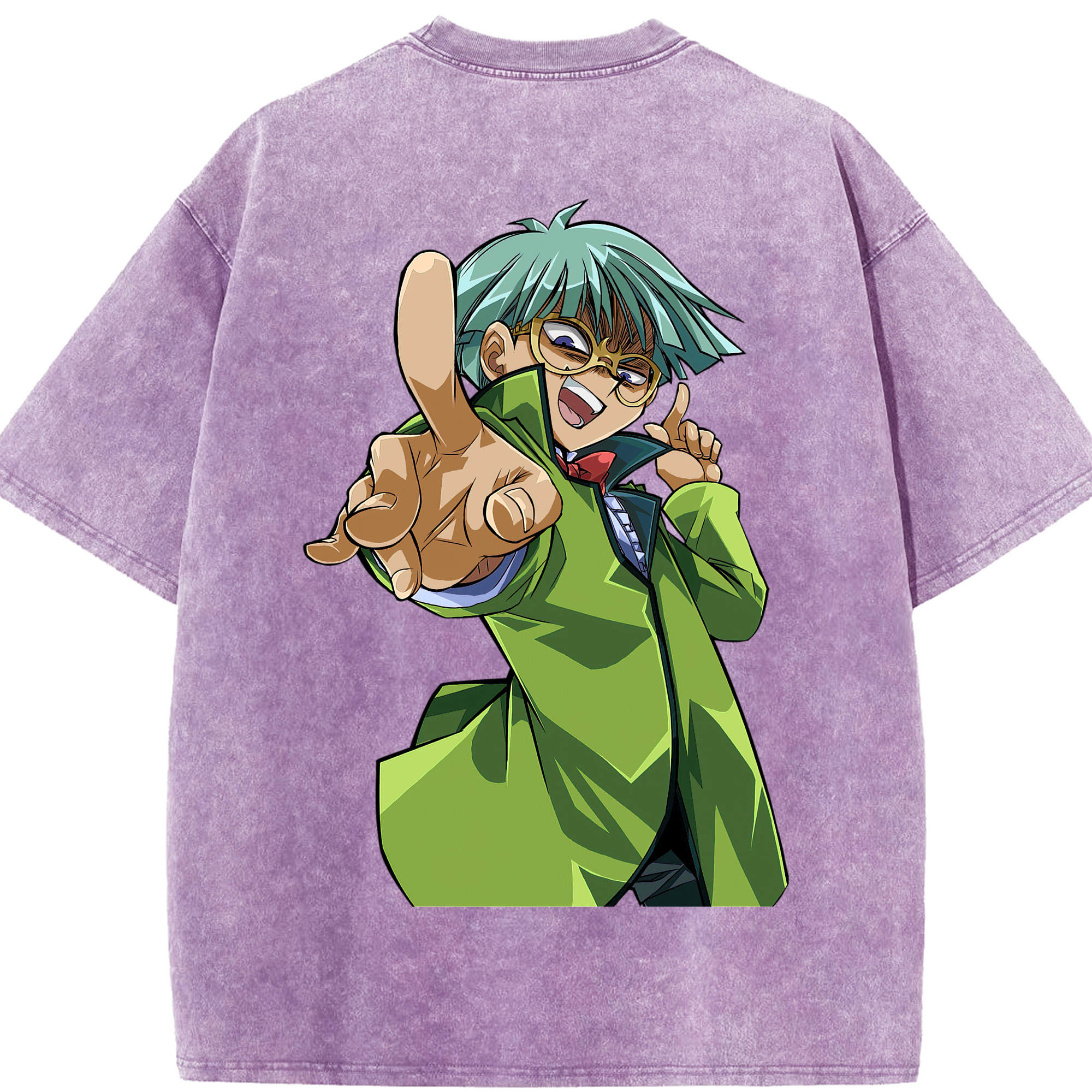 （画像用） 遊☆戯☆王 Yu-Gi-Oh! 綿100% ヴィンテージ風 半袖Tシャツ（背面プリント）
