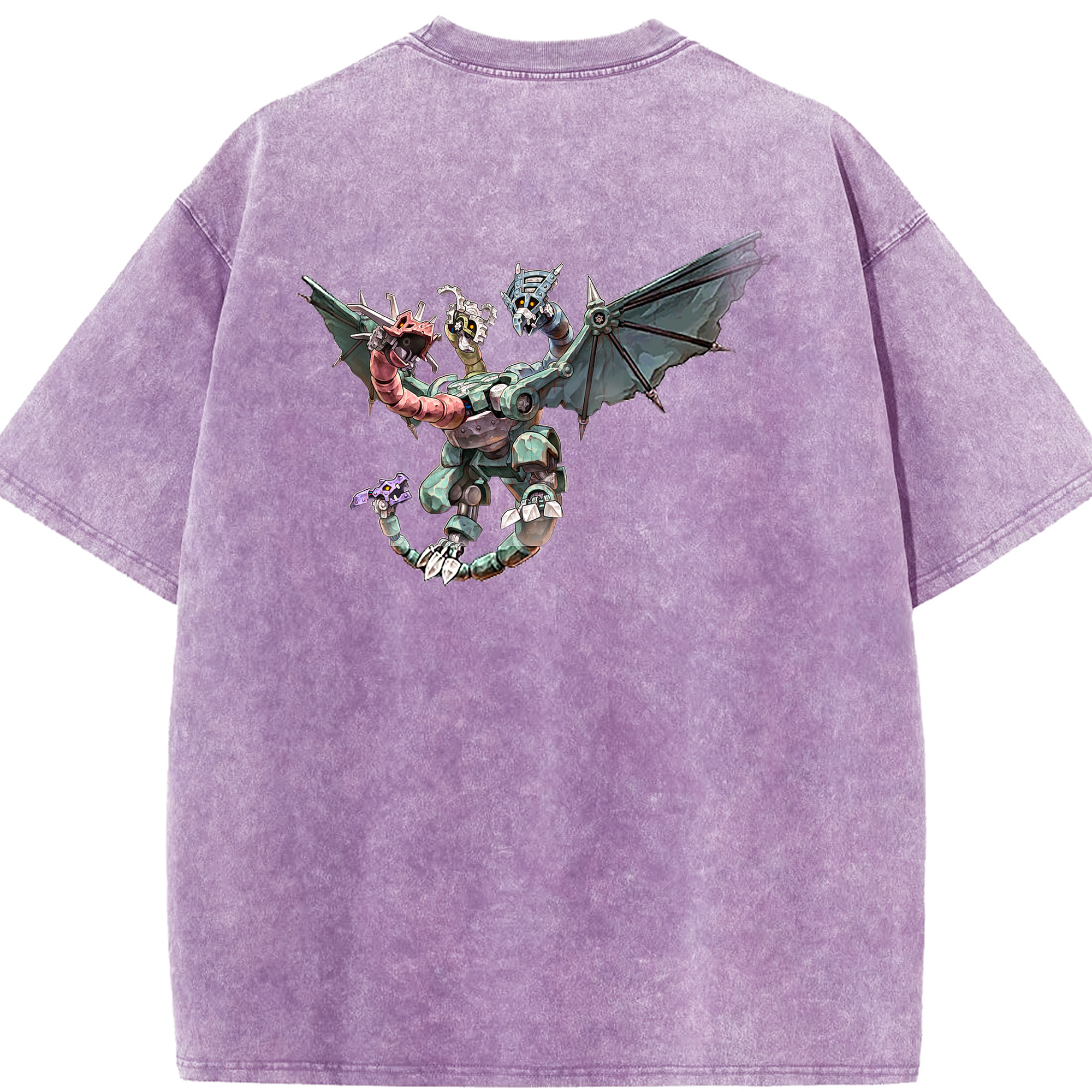 （画像用） 遊☆戯☆王 Yu-Gi-Oh! 綿100% ヴィンテージ風 半袖Tシャツ（背面プリント）