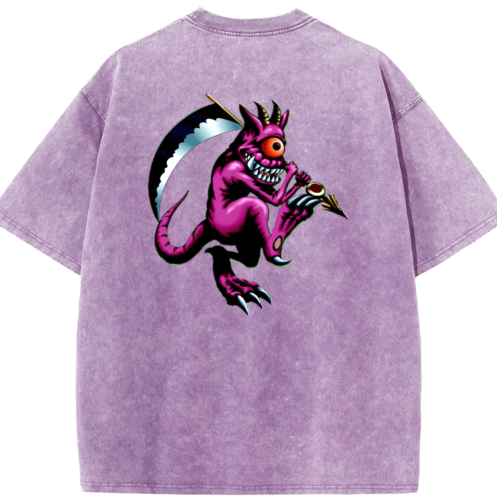 （画像用） 遊☆戯☆王 Yu-Gi-Oh! 綿100% ヴィンテージ風 半袖Tシャツ（背面プリント）