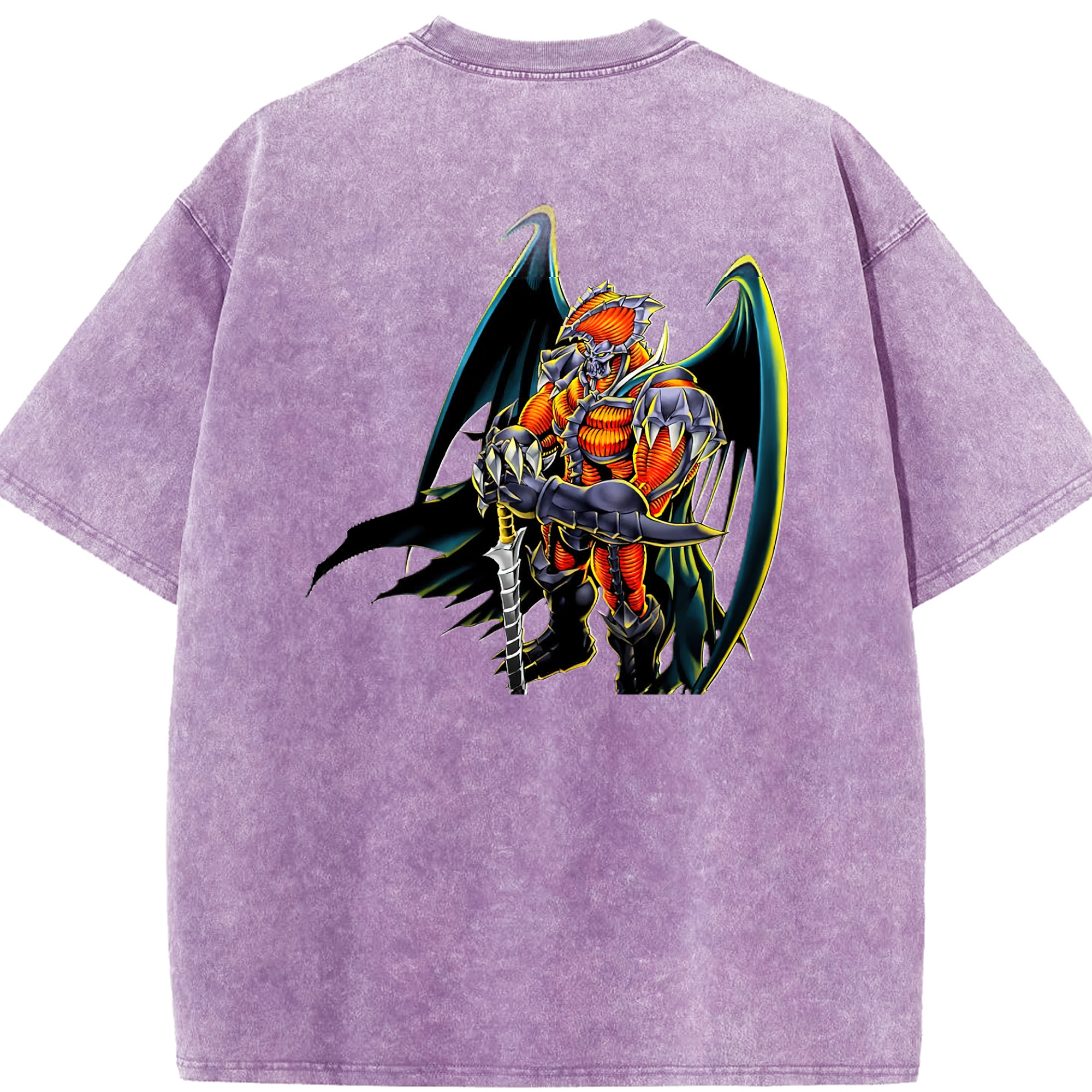 （画像用） 遊☆戯☆王 Yu-Gi-Oh! 綿100% ヴィンテージ風 半袖Tシャツ（背面プリント）