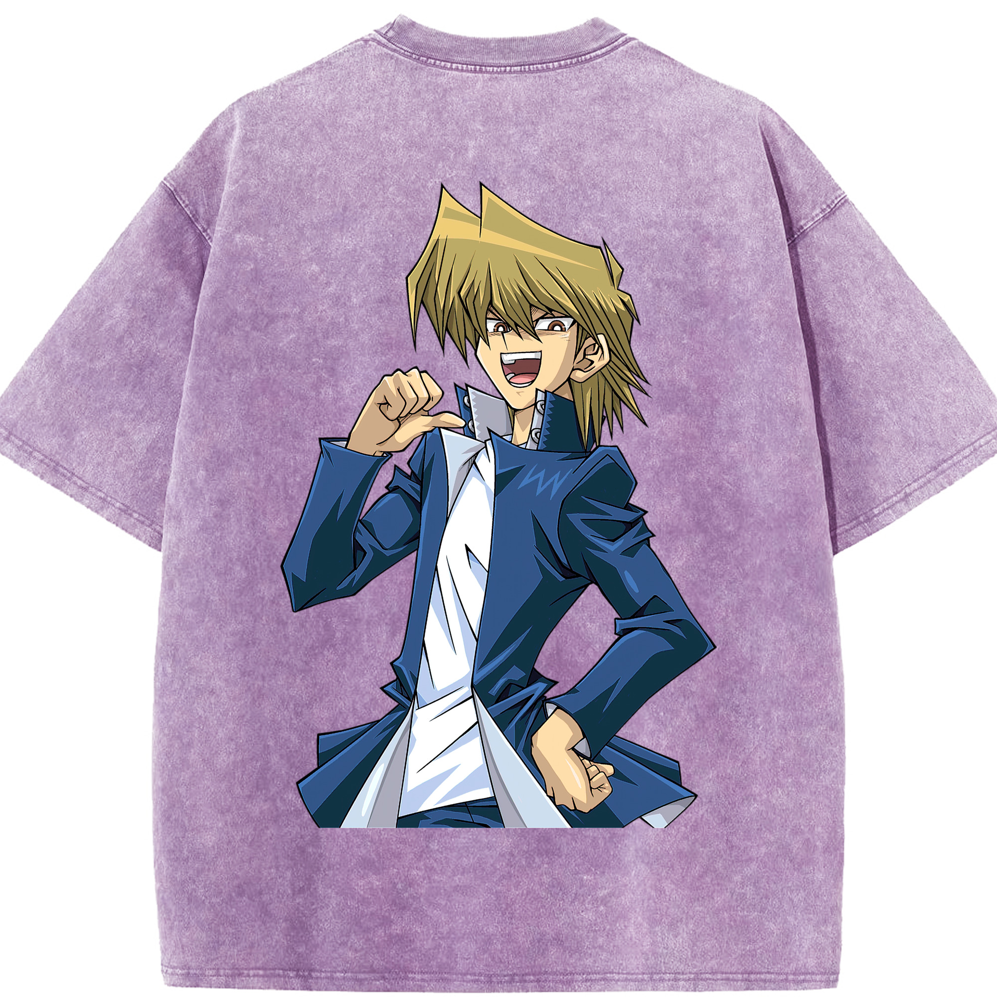 （画像用） 遊☆戯☆王 Yu-Gi-Oh! 綿100% ヴィンテージ風 半袖Tシャツ（背面プリント）