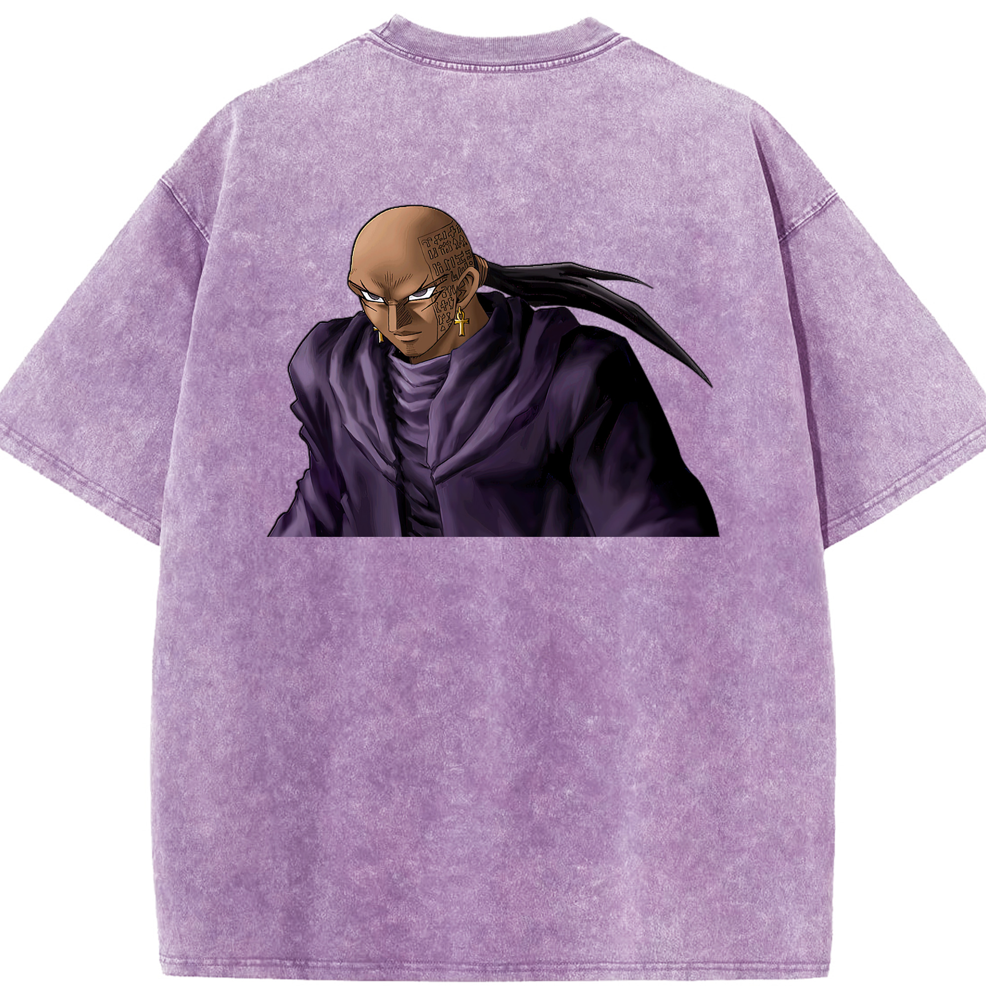 （画像用） 遊☆戯☆王 Yu-Gi-Oh! 綿100% ヴィンテージ風 半袖Tシャツ（背面プリント）