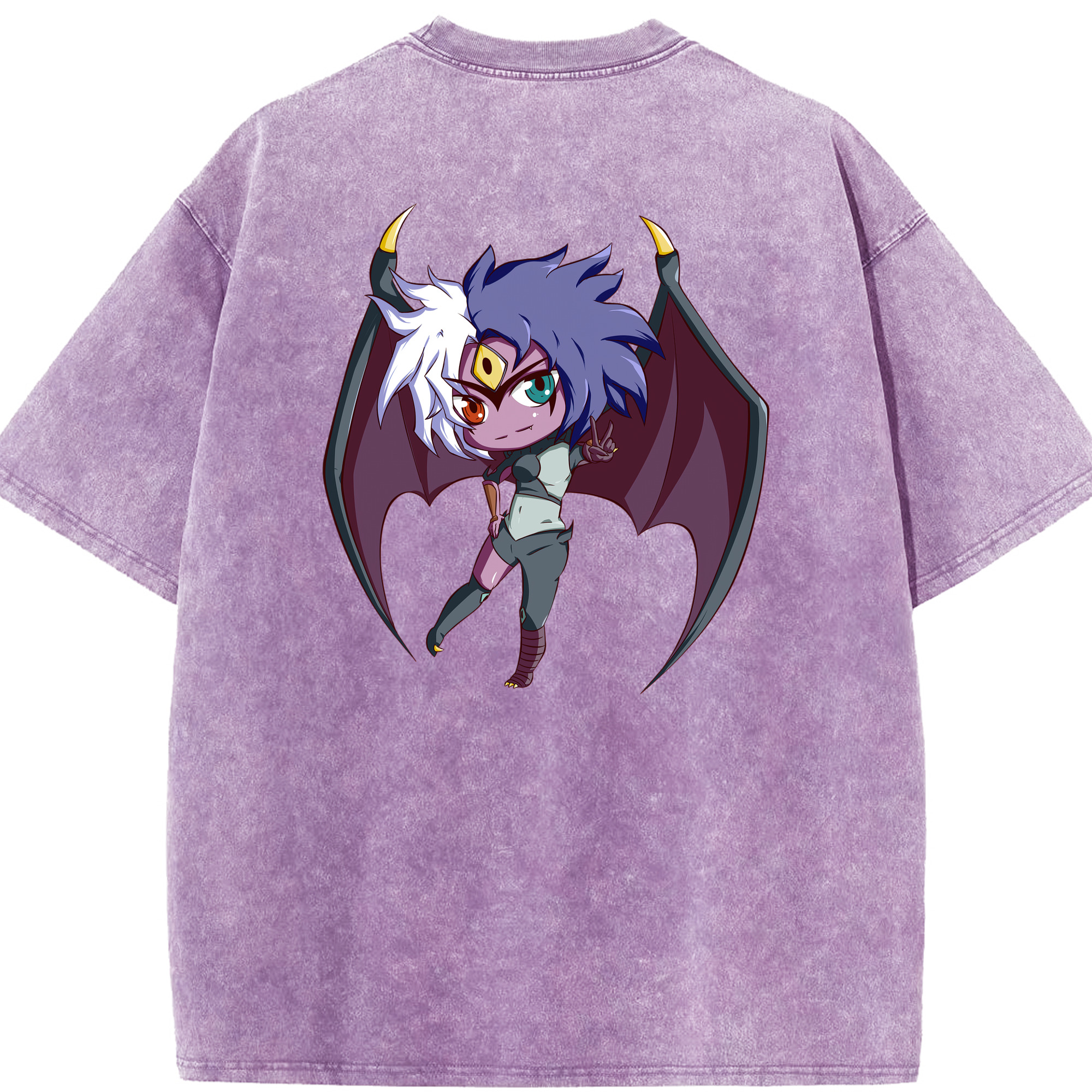 （画像用） 遊☆戯☆王 Yu-Gi-Oh! 綿100% ヴィンテージ風 半袖Tシャツ（背面プリント）