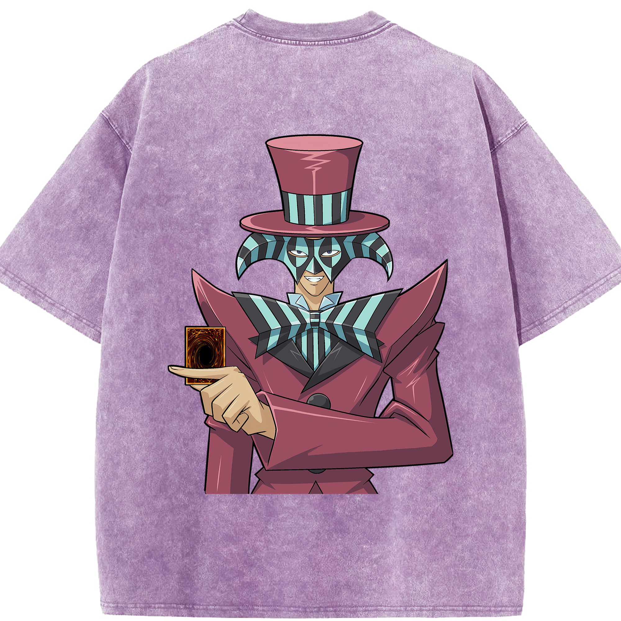 （画像用） 遊☆戯☆王 Yu-Gi-Oh! 綿100% ヴィンテージ風 半袖Tシャツ（背面プリント）