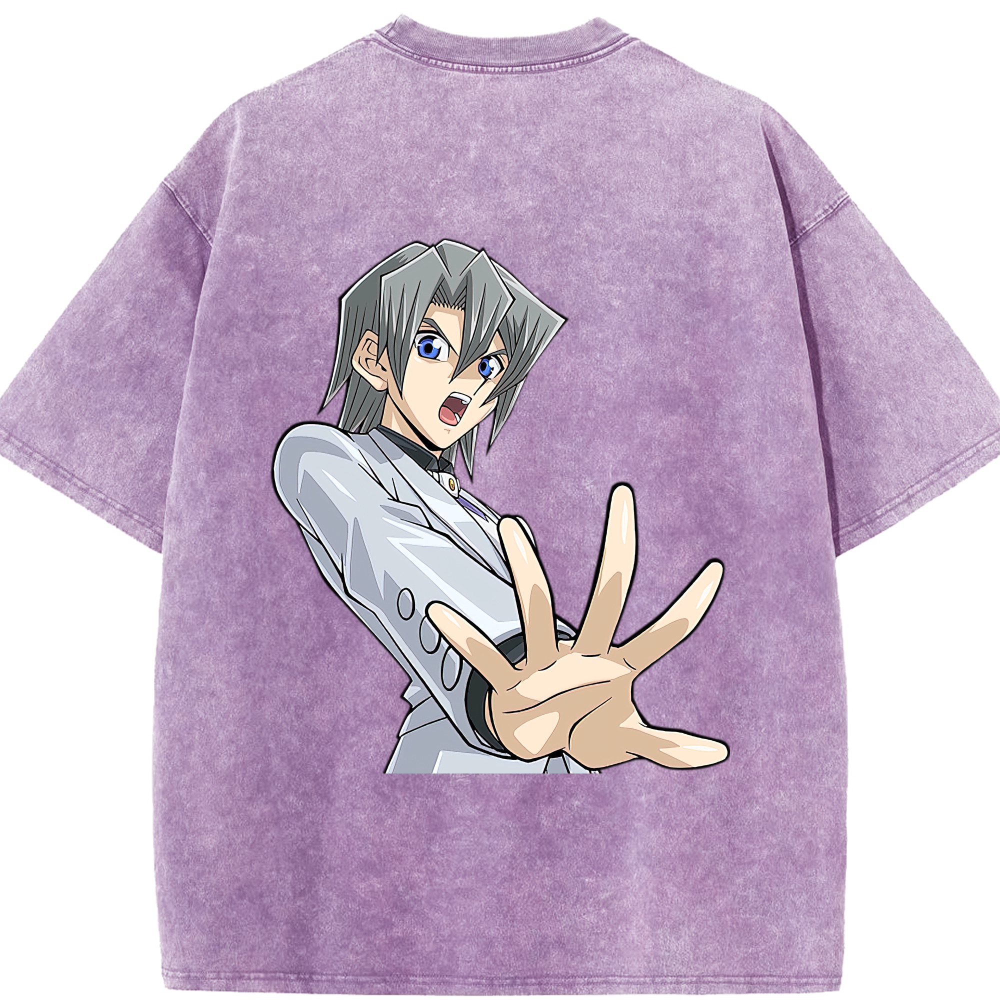 （画像用） 遊☆戯☆王 Yu-Gi-Oh! 綿100% ヴィンテージ風 半袖Tシャツ（背面プリント）