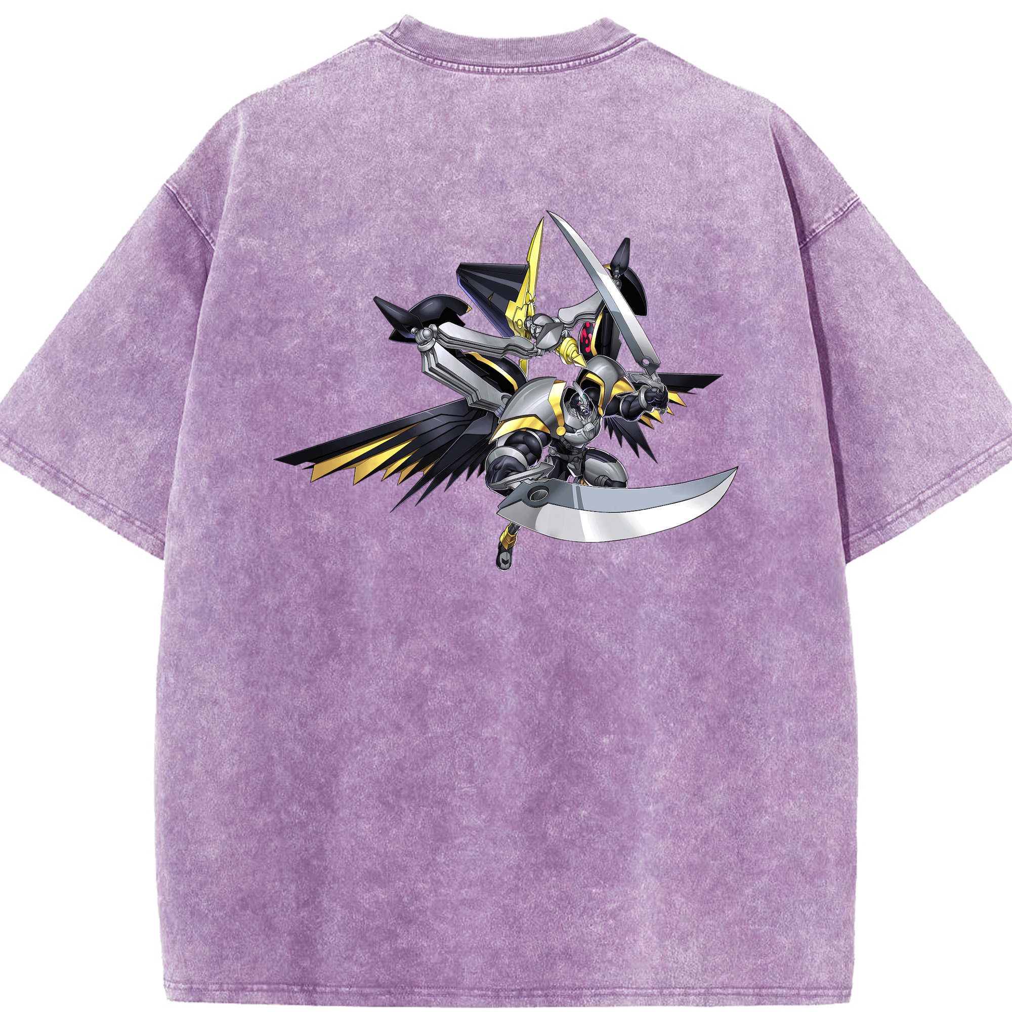 （画像用） 遊☆戯☆王 Yu-Gi-Oh! 綿100% ヴィンテージ風 半袖Tシャツ（背面プリント）