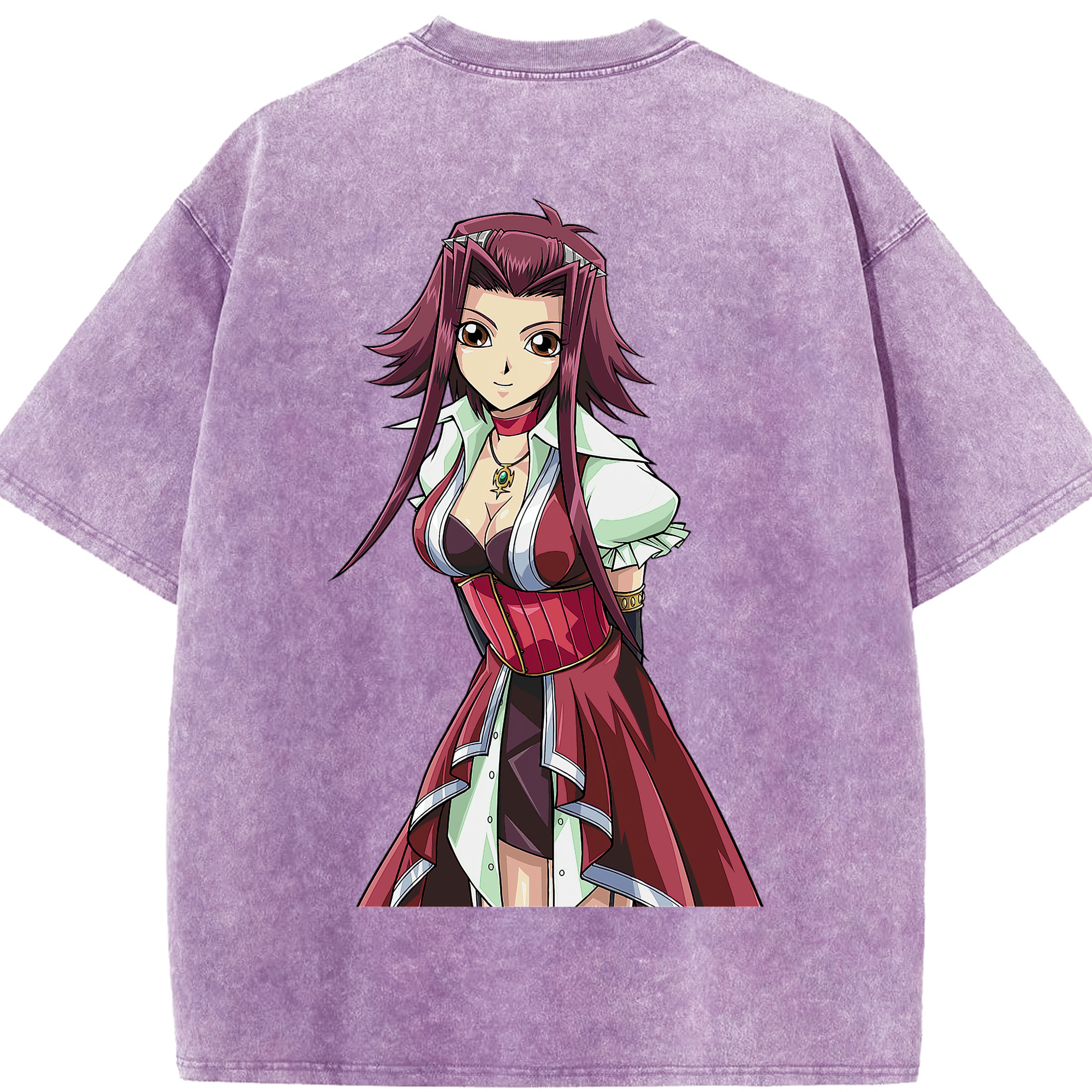 （画像用） 遊☆戯☆王 Yu-Gi-Oh! 綿100% ヴィンテージ風 半袖Tシャツ（背面プリント）