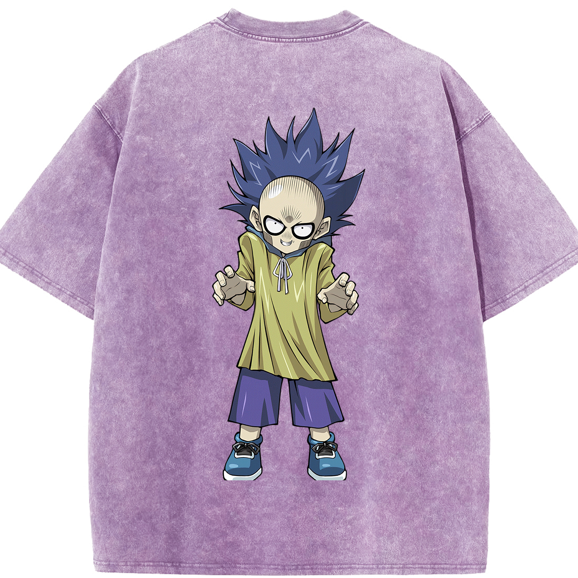 （画像用） 遊☆戯☆王 Yu-Gi-Oh! 綿100% ヴィンテージ風 半袖Tシャツ（背面プリント）