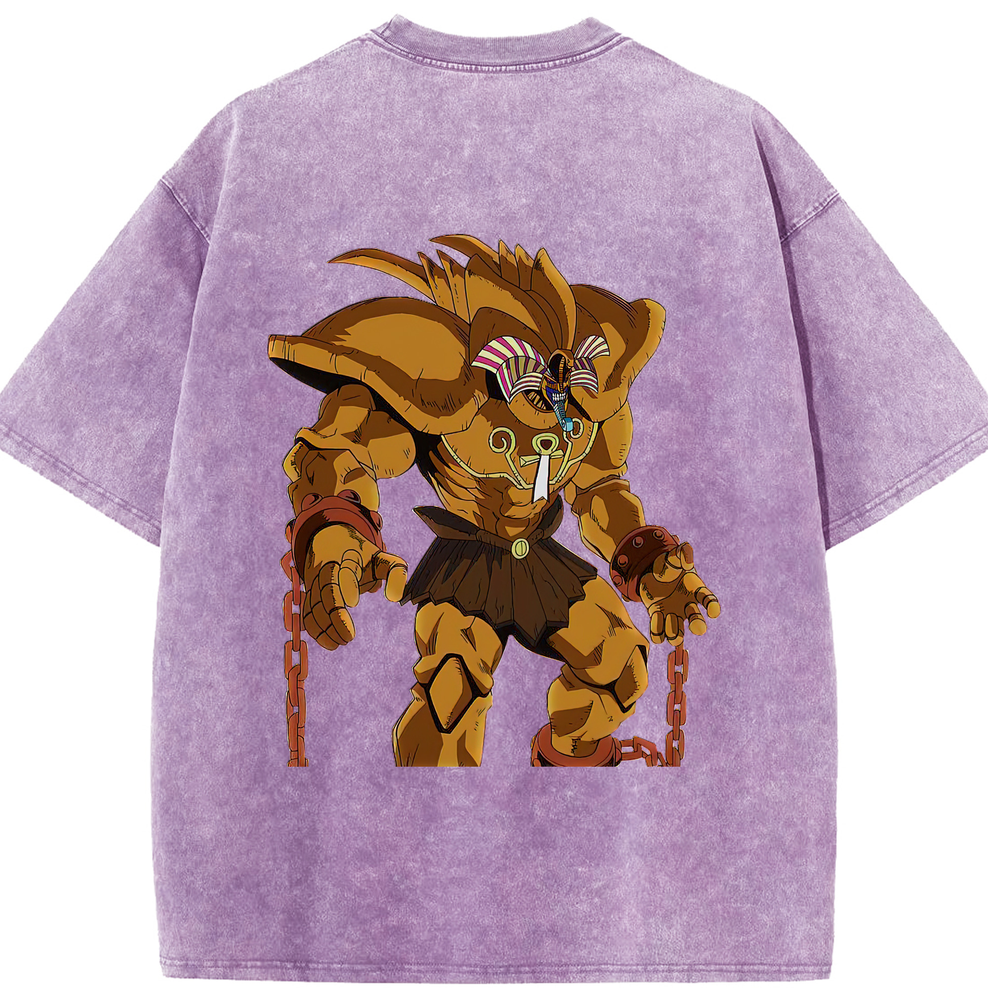 （画像用） 遊☆戯☆王 Yu-Gi-Oh! 綿100% ヴィンテージ風 半袖Tシャツ（背面プリント）