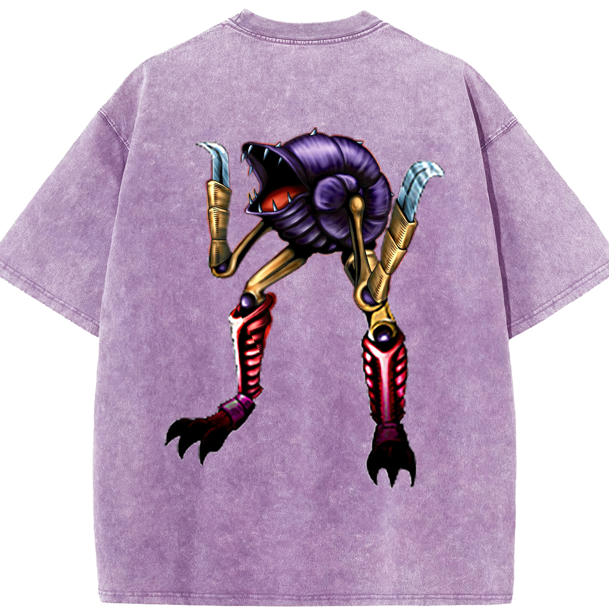 （画像用） 遊☆戯☆王 Yu-Gi-Oh! 綿100% ヴィンテージ風 半袖Tシャツ（背面プリント）