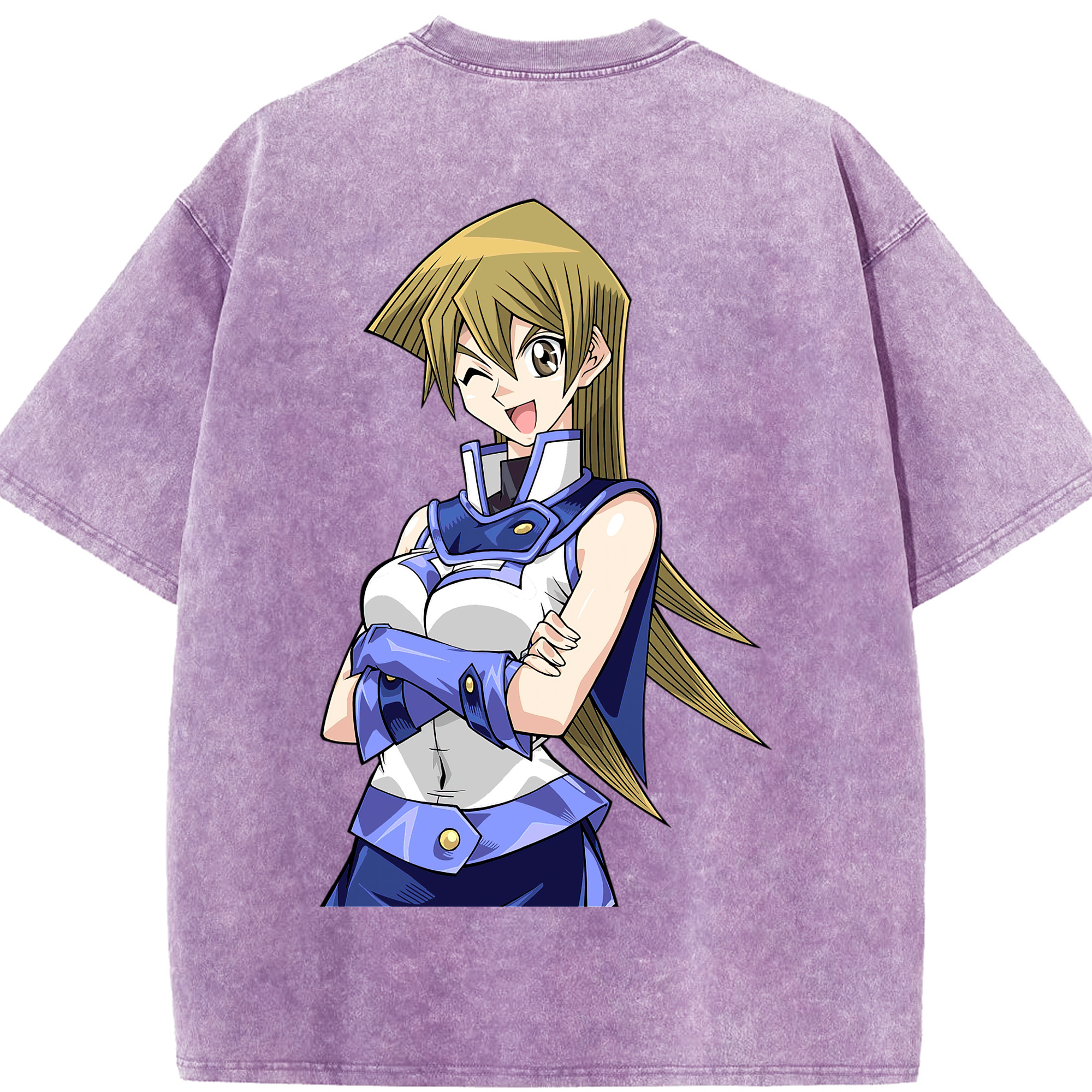 （画像用） 遊☆戯☆王 Yu-Gi-Oh! 綿100% ヴィンテージ風 半袖Tシャツ（背面プリント）