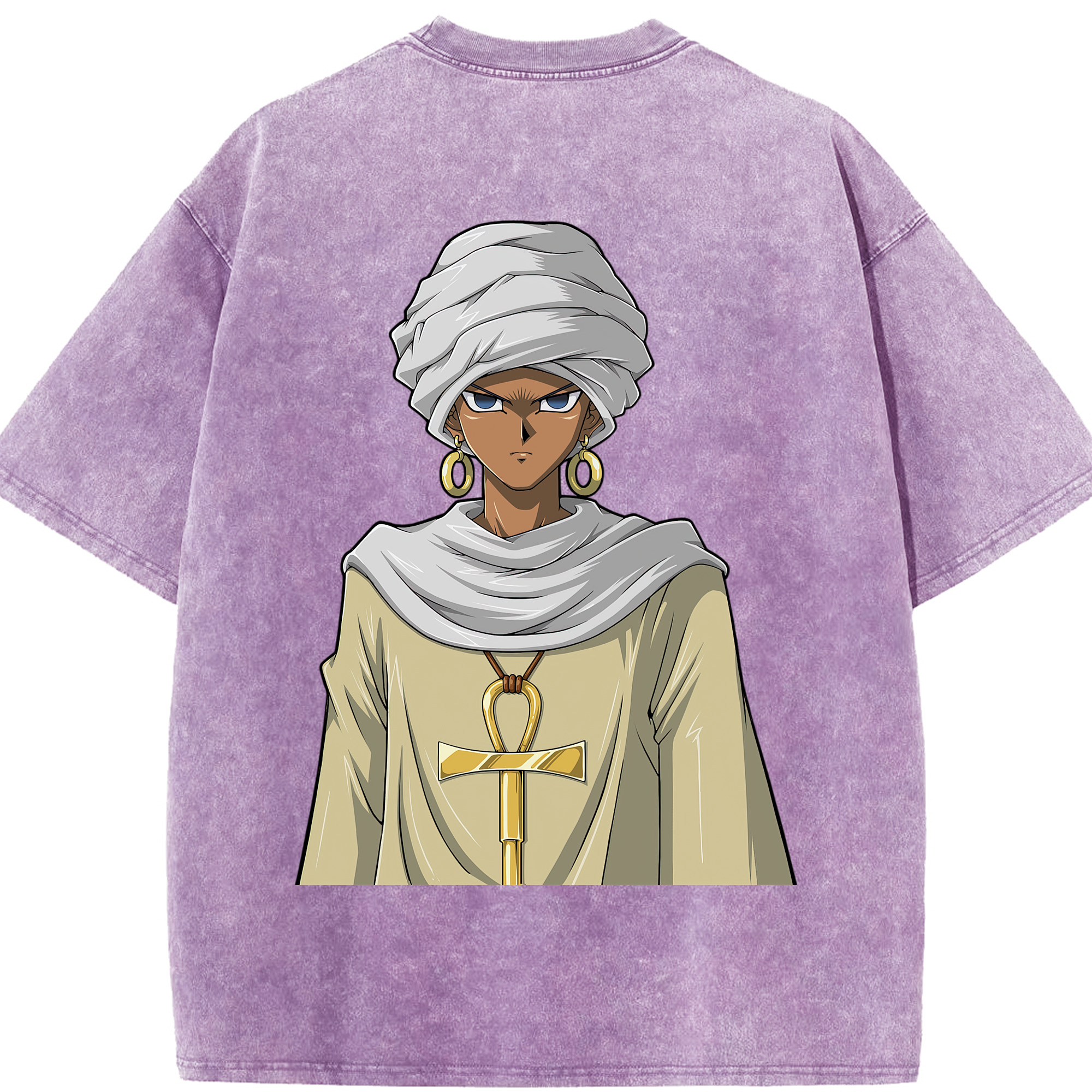 （画像用） 遊☆戯☆王 Yu-Gi-Oh! 綿100% ヴィンテージ風 半袖Tシャツ（背面プリント）