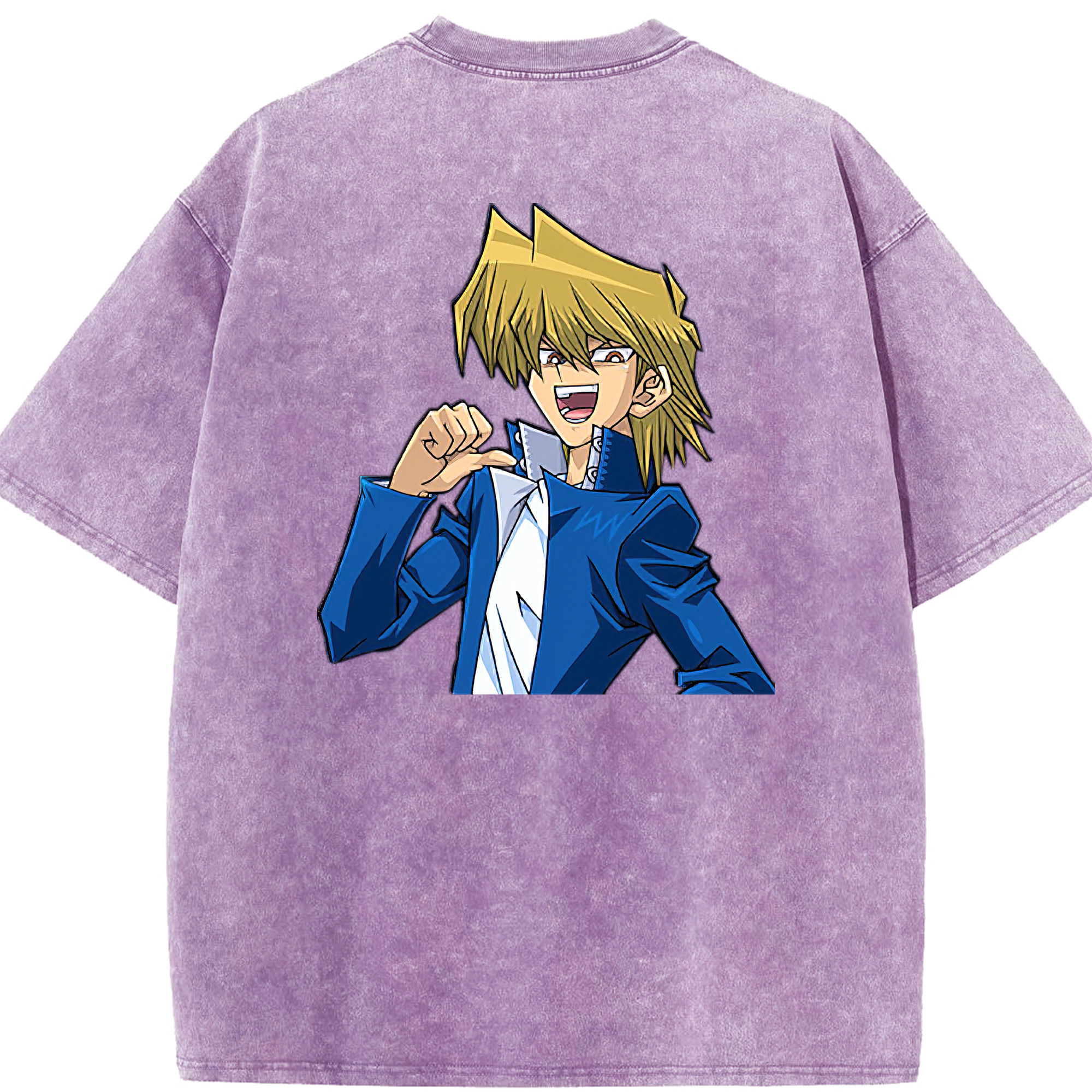 （画像用） 遊☆戯☆王 Yu-Gi-Oh! 綿100% ヴィンテージ風 半袖Tシャツ（背面プリント）