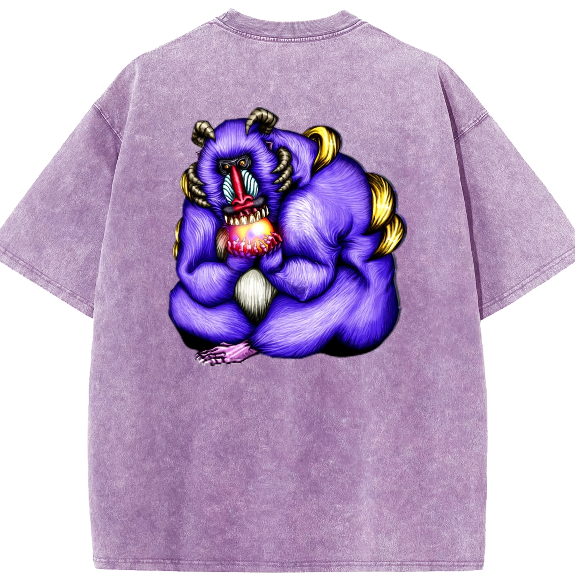 （画像用） 遊☆戯☆王 Yu-Gi-Oh! 綿100% ヴィンテージ風 半袖Tシャツ（背面プリント）