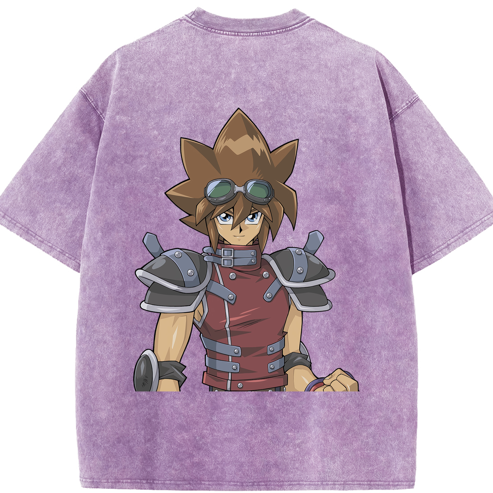 （画像用） 遊☆戯☆王 Yu-Gi-Oh! 綿100% ヴィンテージ風 半袖Tシャツ（背面プリント）
