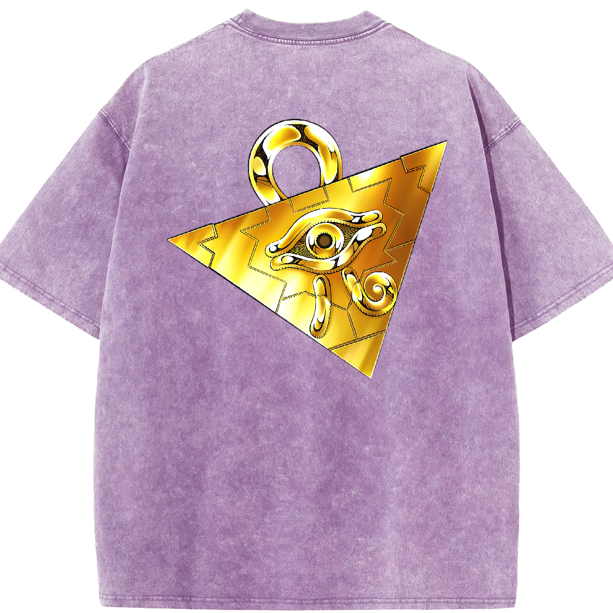 （画像用） 遊☆戯☆王 Yu-Gi-Oh! 綿100% ヴィンテージ風 半袖Tシャツ（背面プリント）