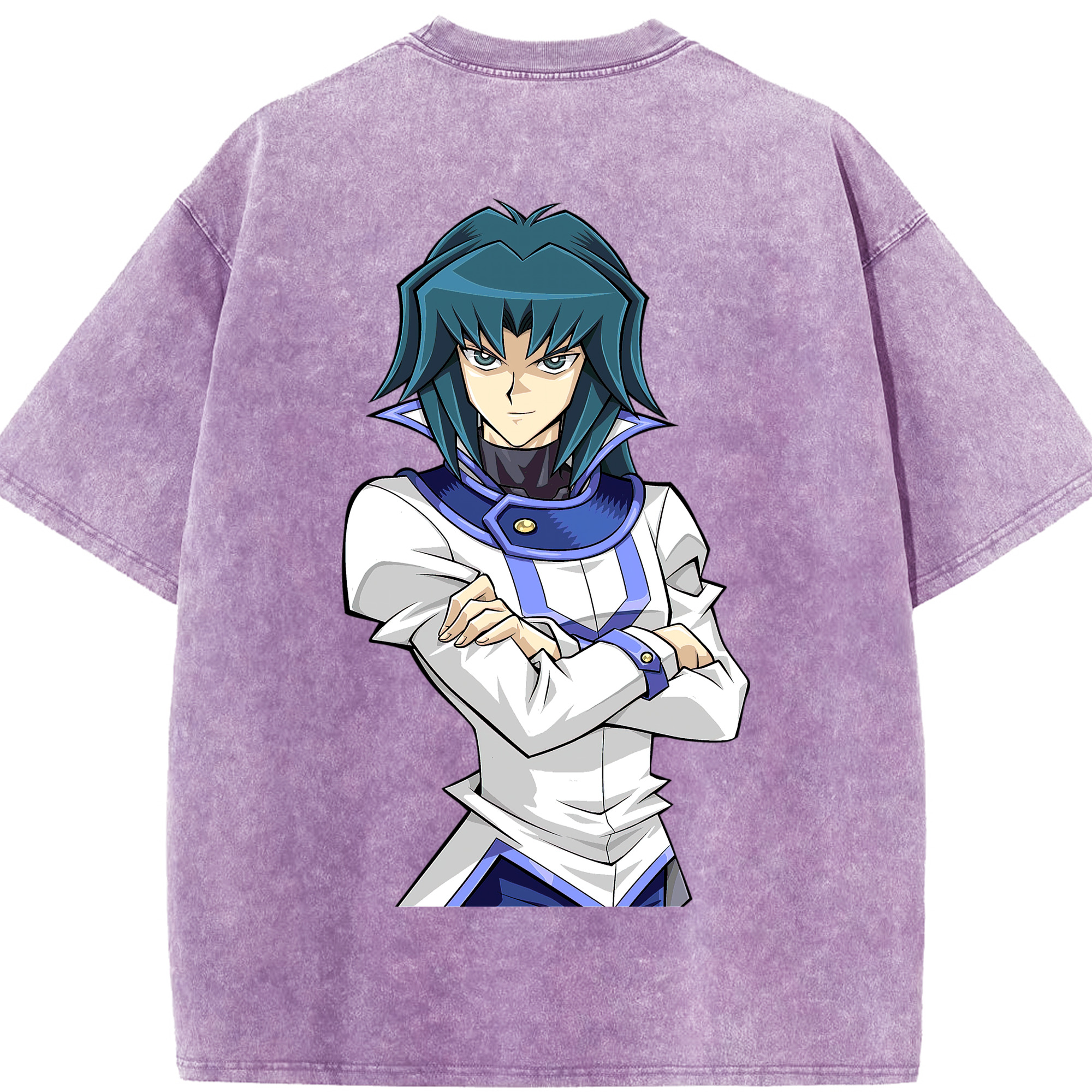 （画像用） 遊☆戯☆王 Yu-Gi-Oh! 綿100% ヴィンテージ風 半袖Tシャツ（背面プリント）