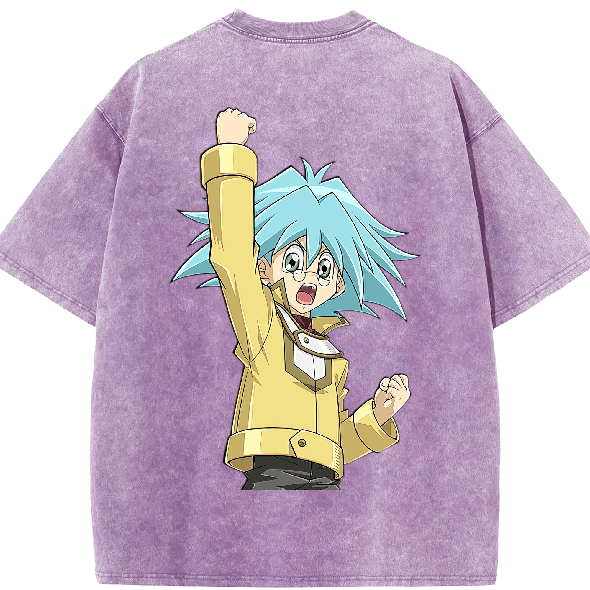 （画像用） 遊☆戯☆王 Yu-Gi-Oh! 綿100% ヴィンテージ風 半袖Tシャツ（背面プリント）