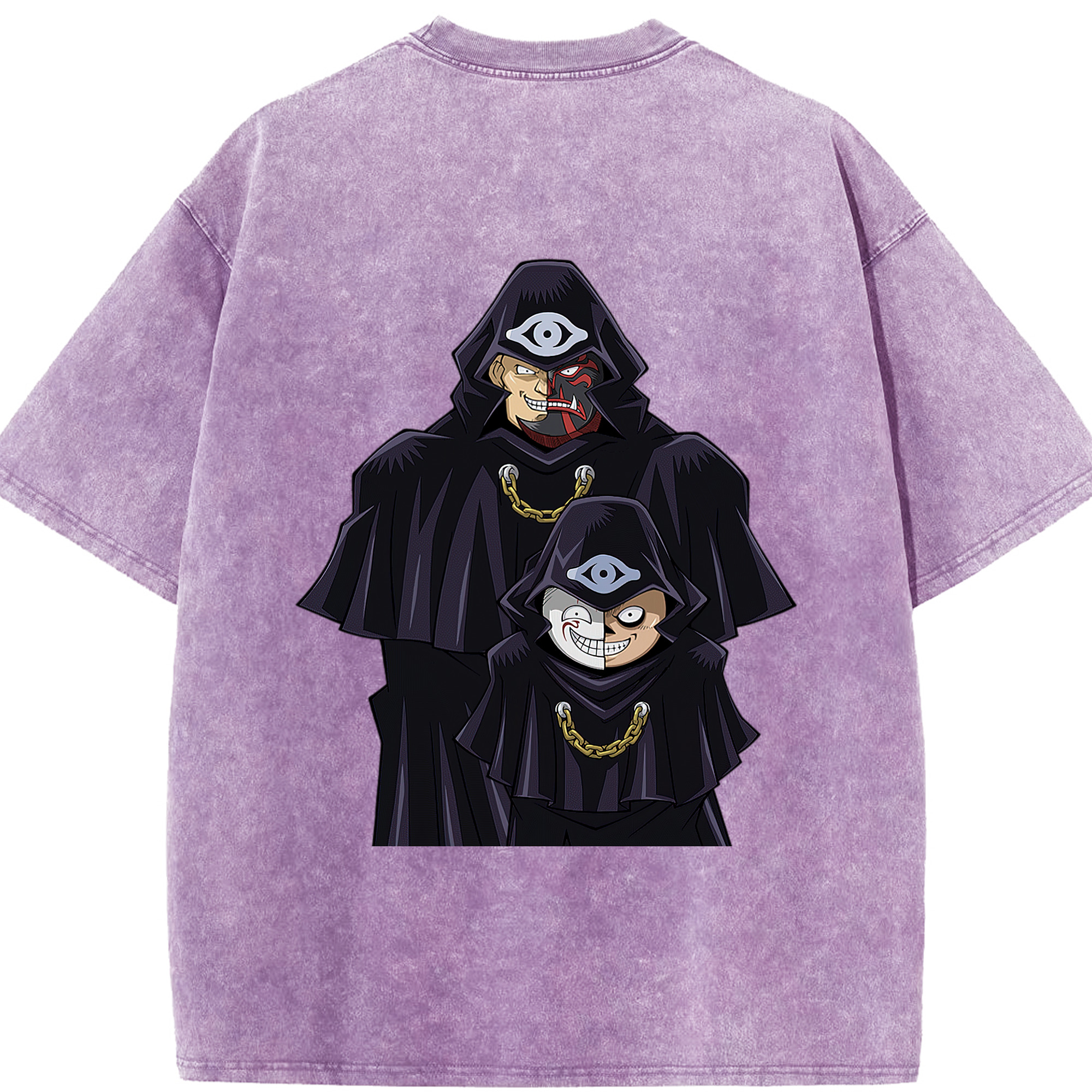 （画像用） 遊☆戯☆王 Yu-Gi-Oh! 綿100% ヴィンテージ風 半袖Tシャツ（背面プリント）