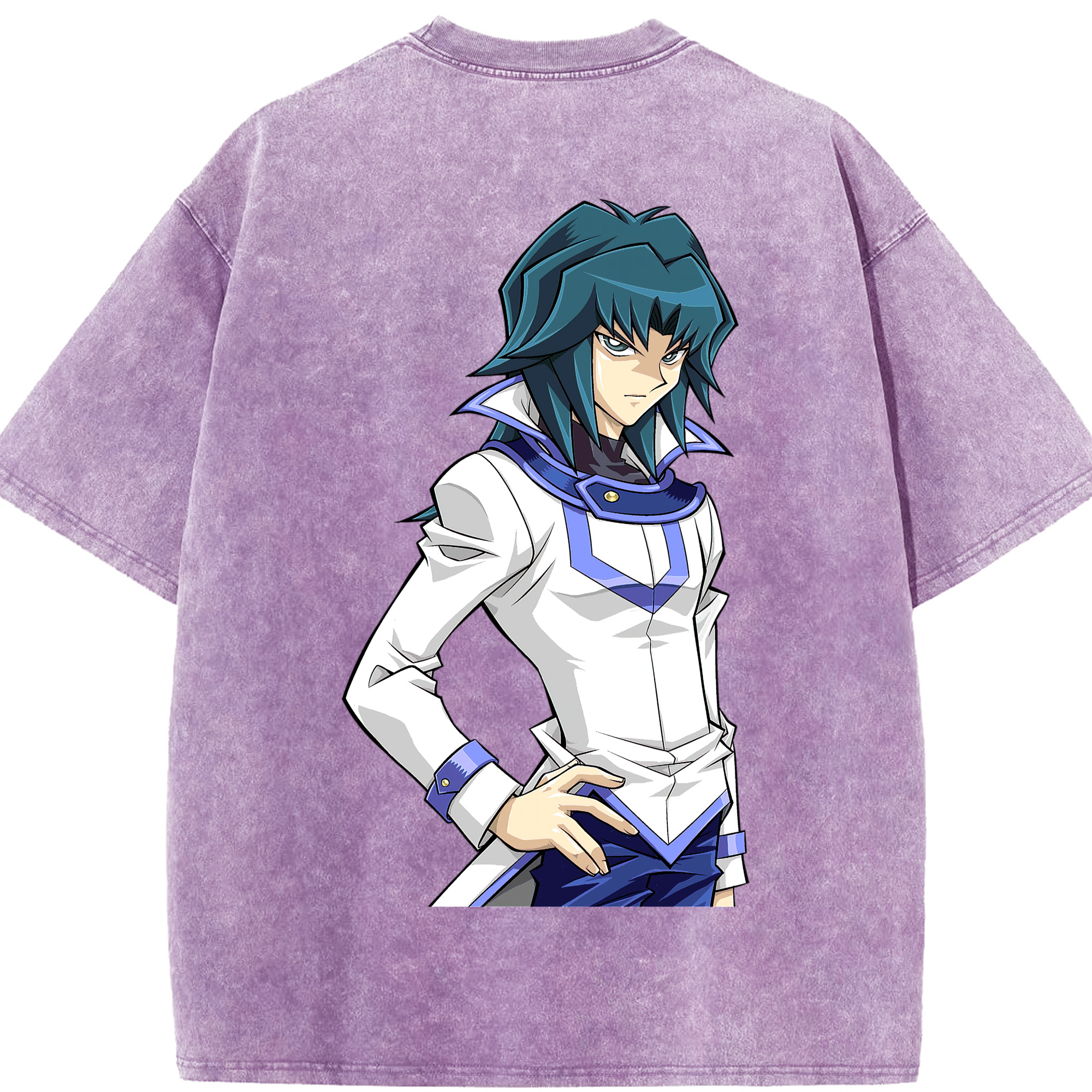 （画像用） 遊☆戯☆王 Yu-Gi-Oh! 綿100% ヴィンテージ風 半袖Tシャツ（背面プリント）