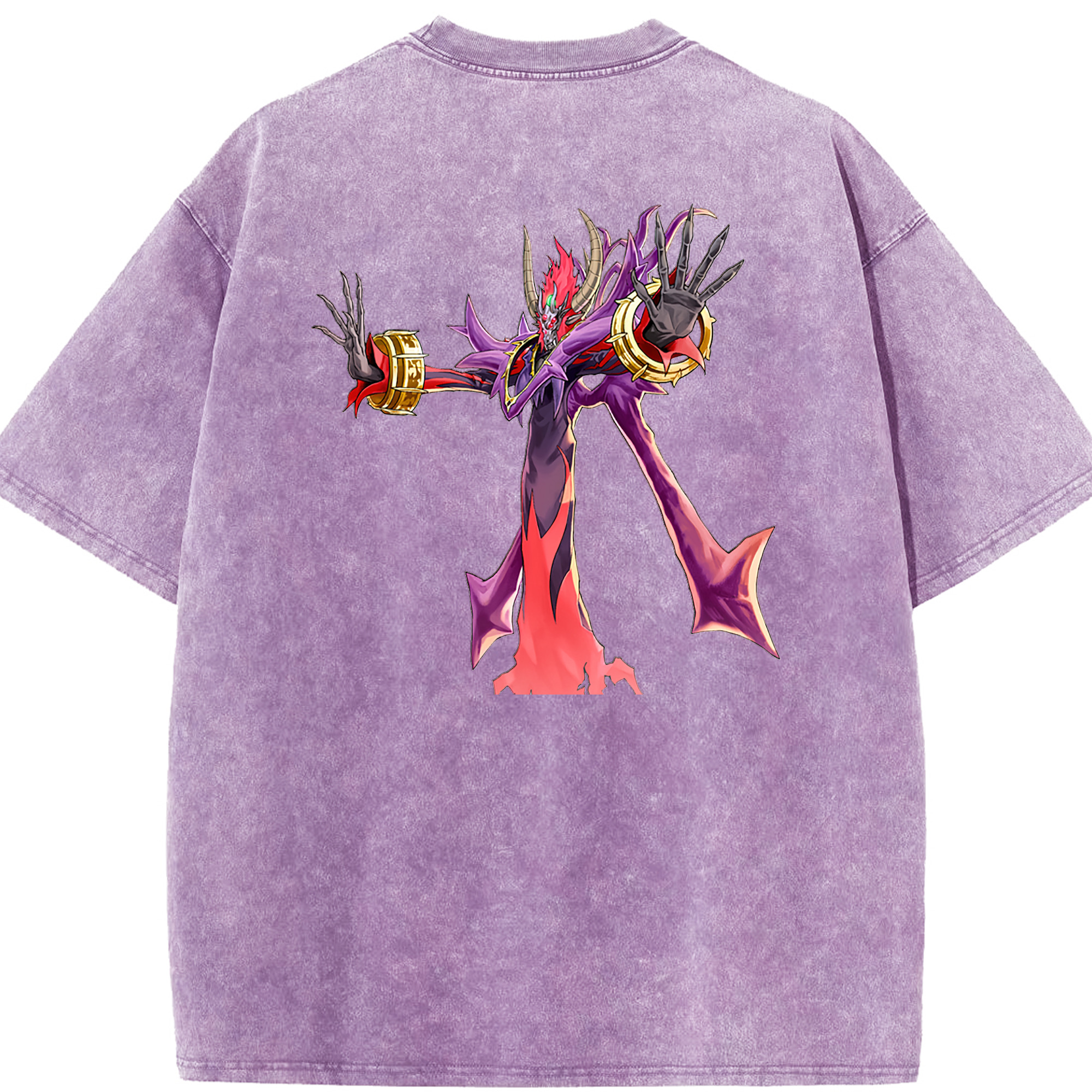 （画像用） 遊☆戯☆王 Yu-Gi-Oh! 綿100% ヴィンテージ風 半袖Tシャツ（背面プリント）