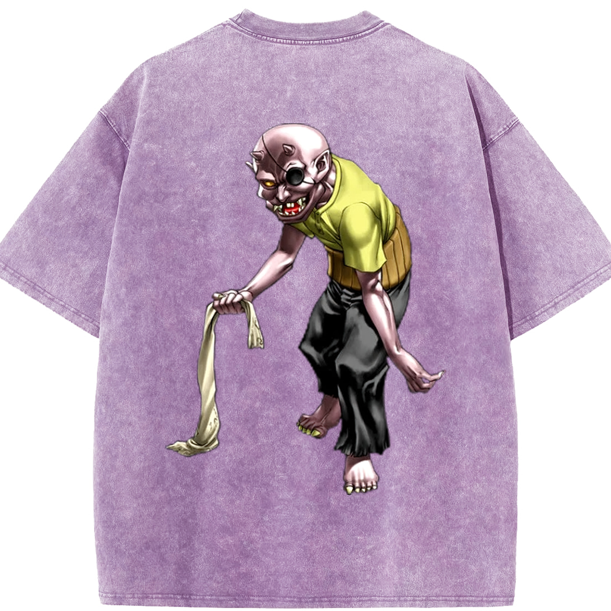 （画像用） 遊☆戯☆王 Yu-Gi-Oh! 綿100% ヴィンテージ風 半袖Tシャツ（背面プリント）