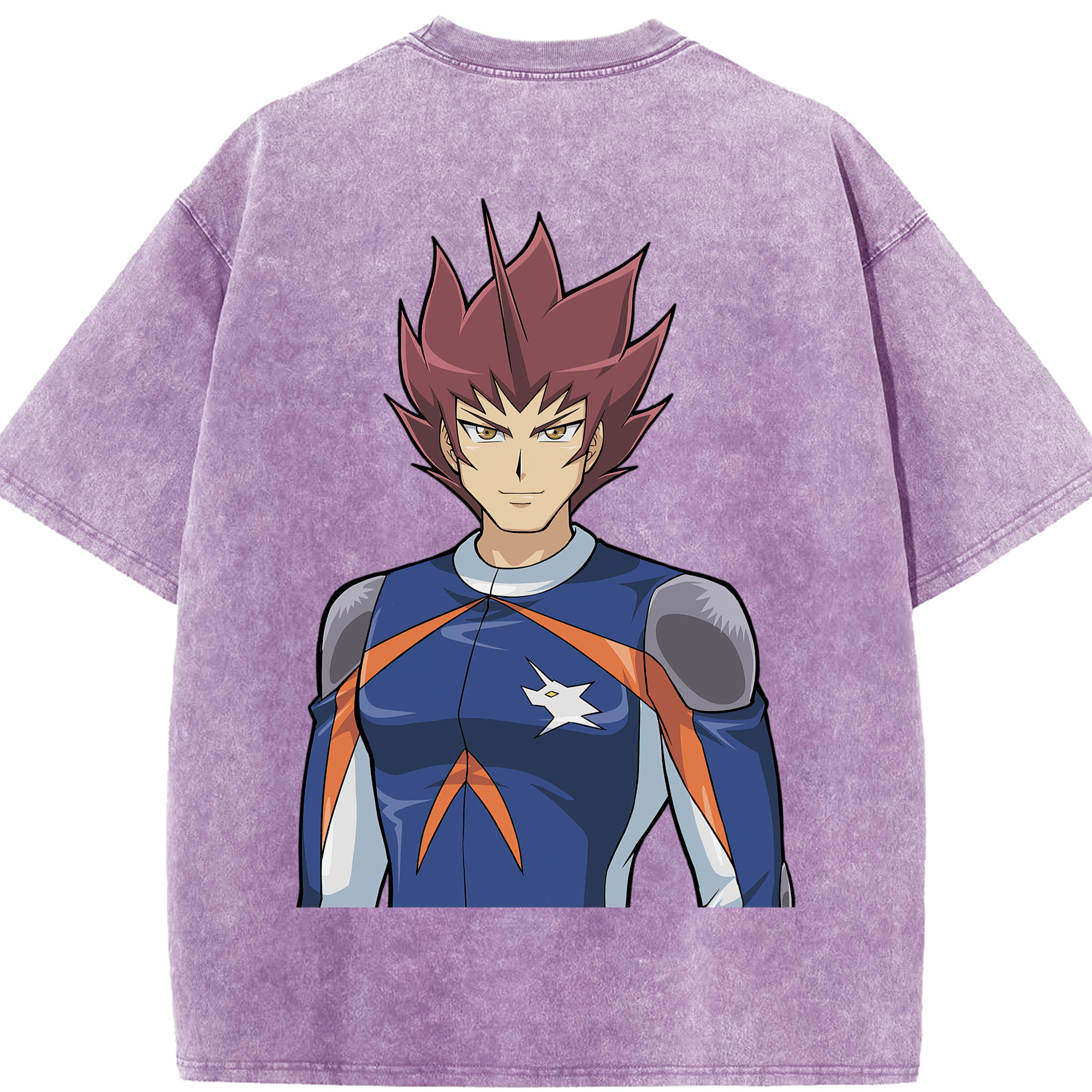 （画像用） 遊☆戯☆王 Yu-Gi-Oh! 綿100% ヴィンテージ風 半袖Tシャツ（背面プリント）