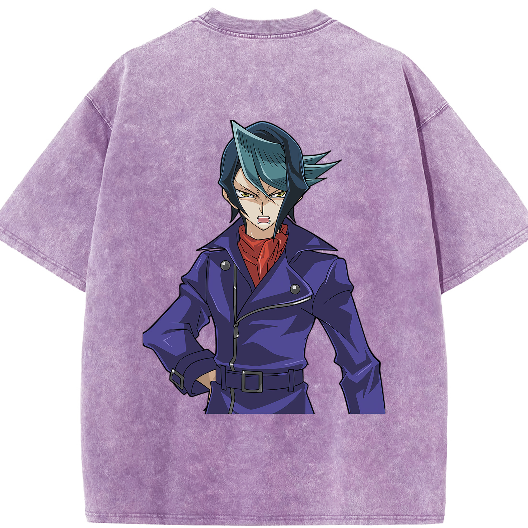 （画像用） 遊☆戯☆王 Yu-Gi-Oh! 綿100% ヴィンテージ風 半袖Tシャツ（背面プリント）