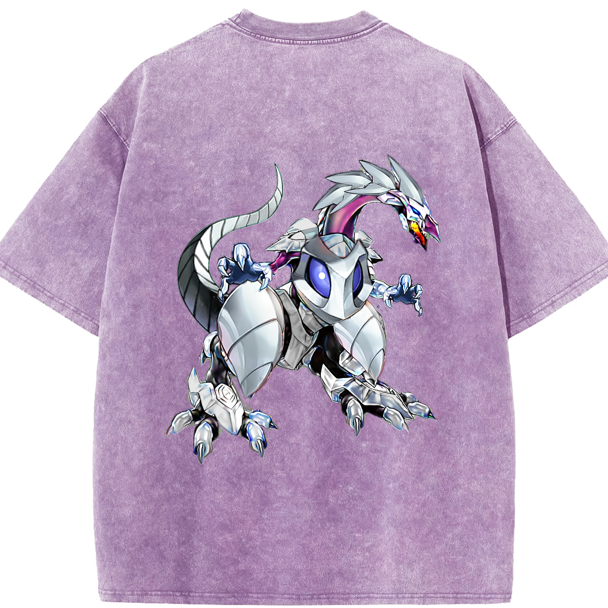 （画像用） 遊☆戯☆王 Yu-Gi-Oh! 綿100% ヴィンテージ風 半袖Tシャツ（背面プリント）