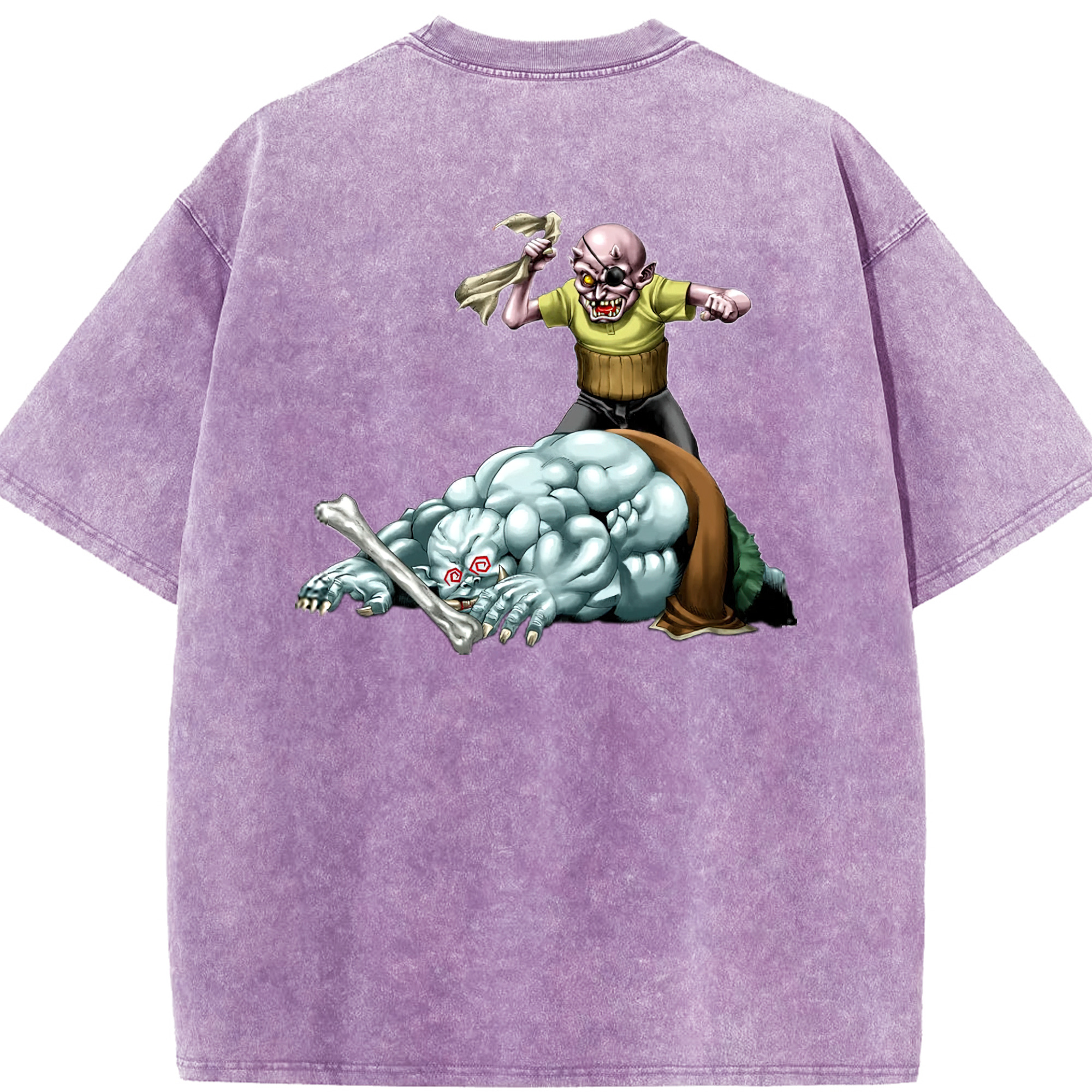 （画像用） 遊☆戯☆王 Yu-Gi-Oh! 綿100% ヴィンテージ風 半袖Tシャツ（背面プリント）