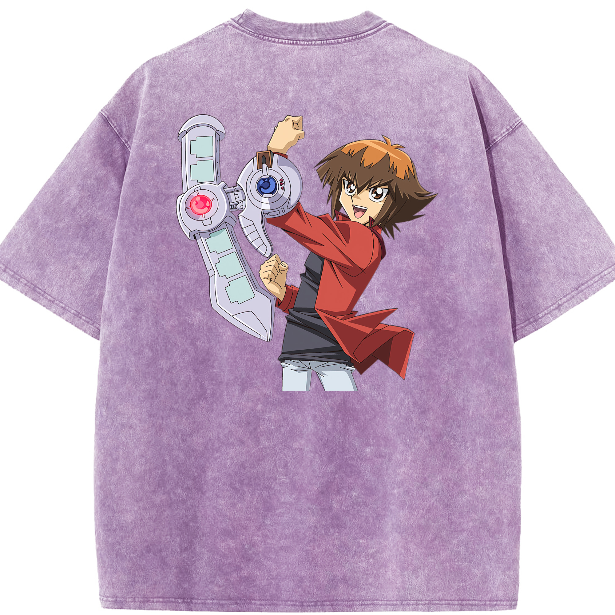 （画像用） 遊☆戯☆王 Yu-Gi-Oh! 綿100% ヴィンテージ風 半袖Tシャツ（背面プリント）