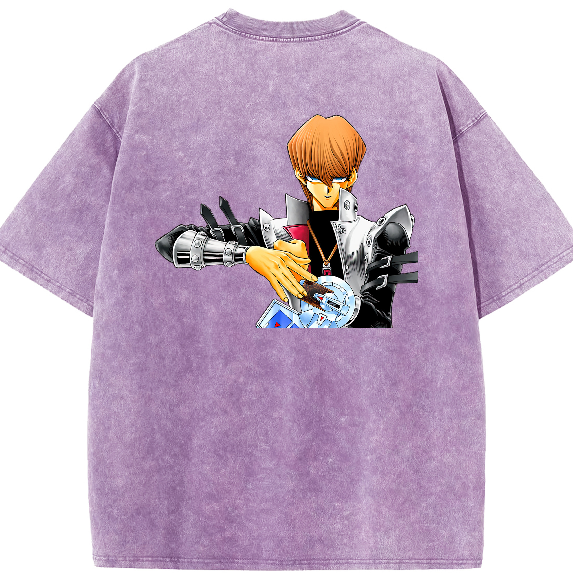（画像用） 遊☆戯☆王 Yu-Gi-Oh! 綿100% ヴィンテージ風 半袖Tシャツ（背面プリント）