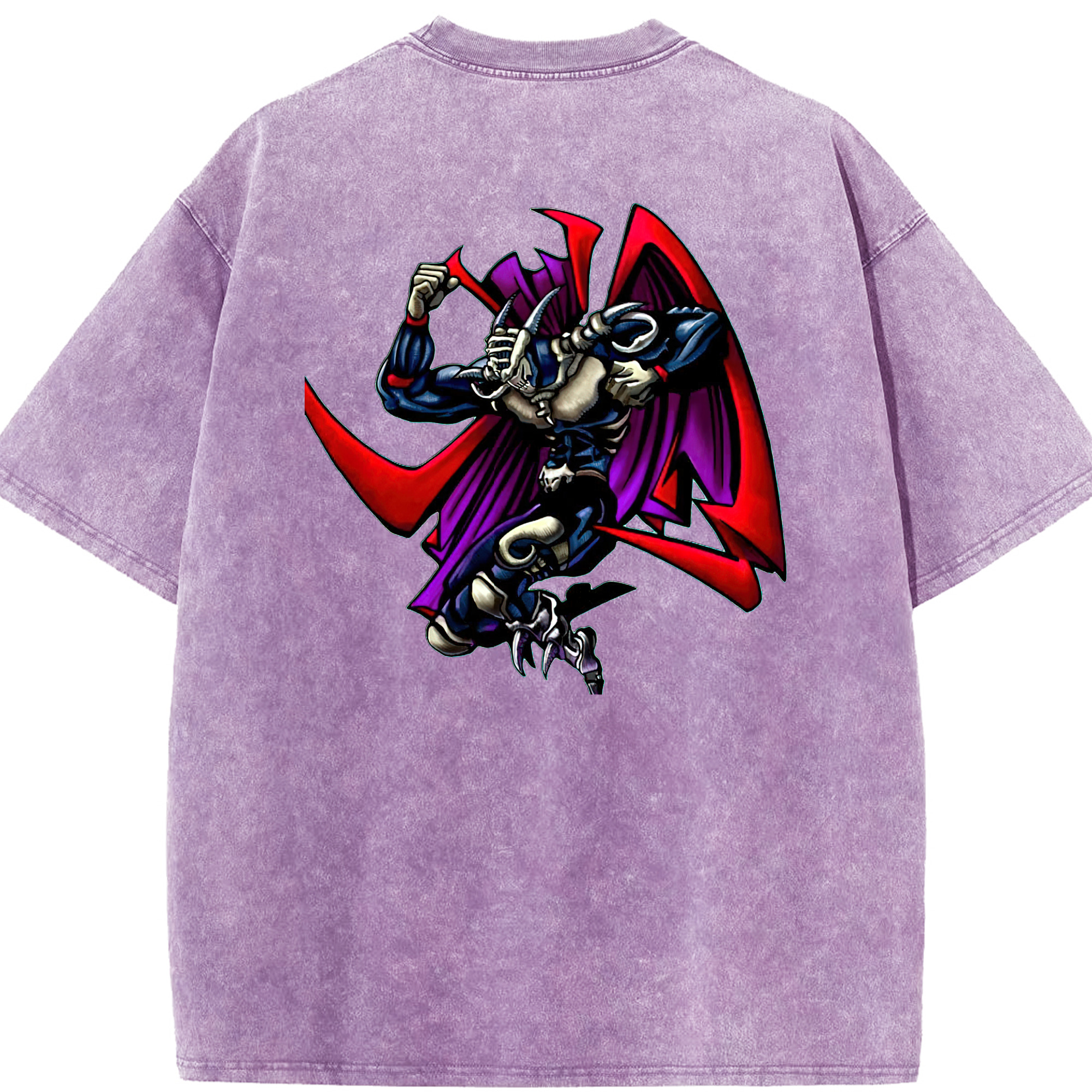 （画像用） 遊☆戯☆王 Yu-Gi-Oh! 綿100% ヴィンテージ風 半袖Tシャツ（背面プリント）