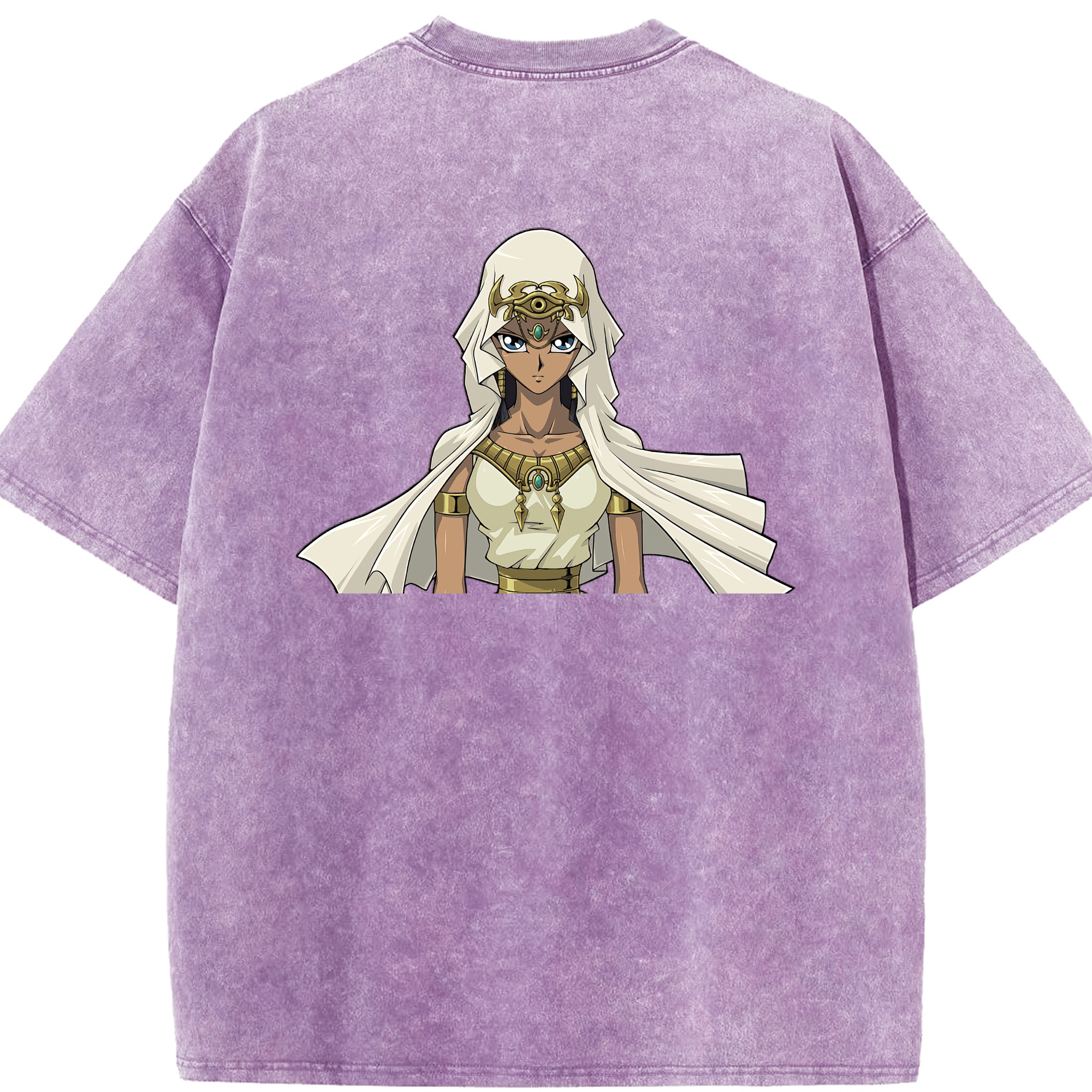 （画像用） 遊☆戯☆王 Yu-Gi-Oh! 綿100% ヴィンテージ風 半袖Tシャツ（背面プリント）