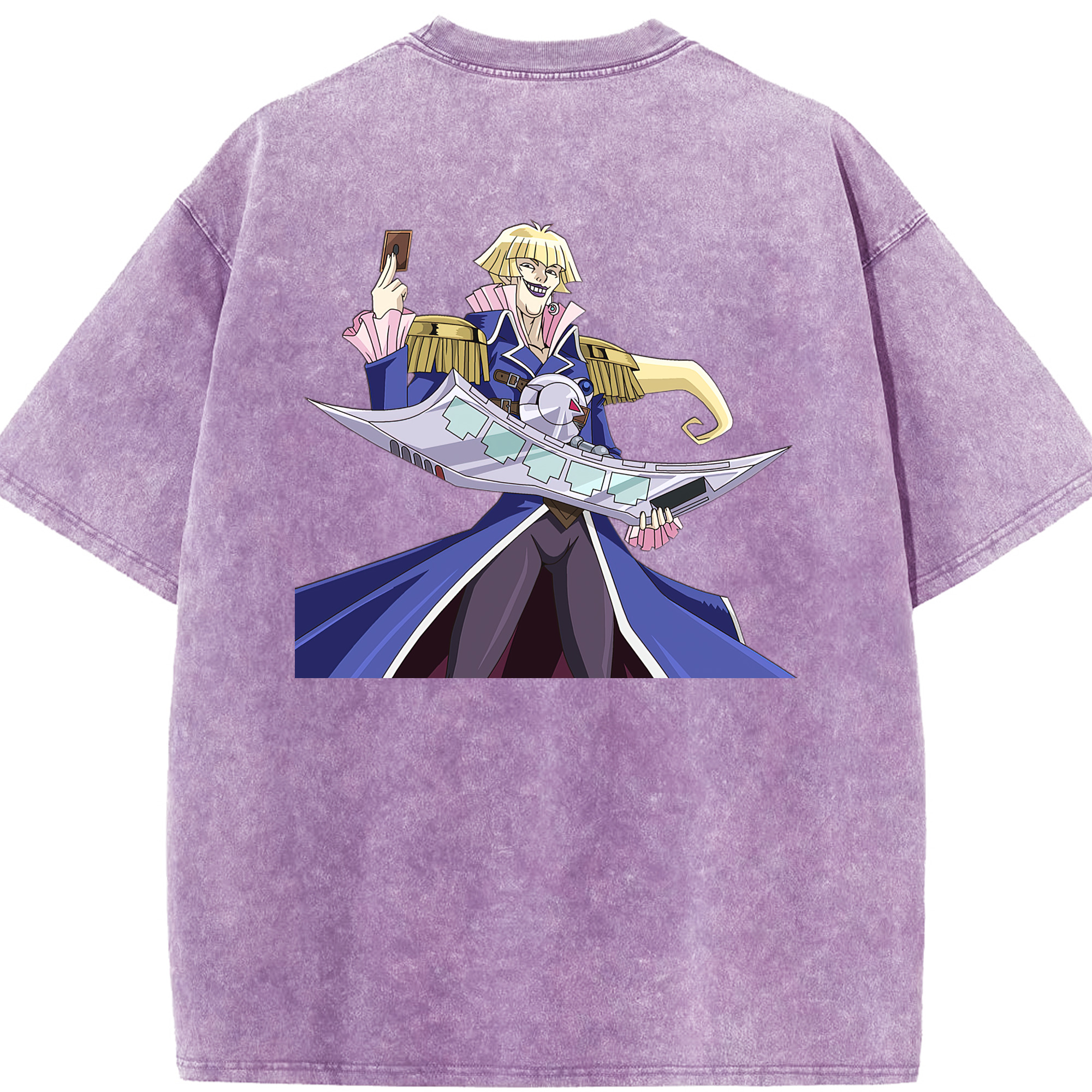 （画像用） 遊☆戯☆王 Yu-Gi-Oh! 綿100% ヴィンテージ風 半袖Tシャツ（背面プリント）