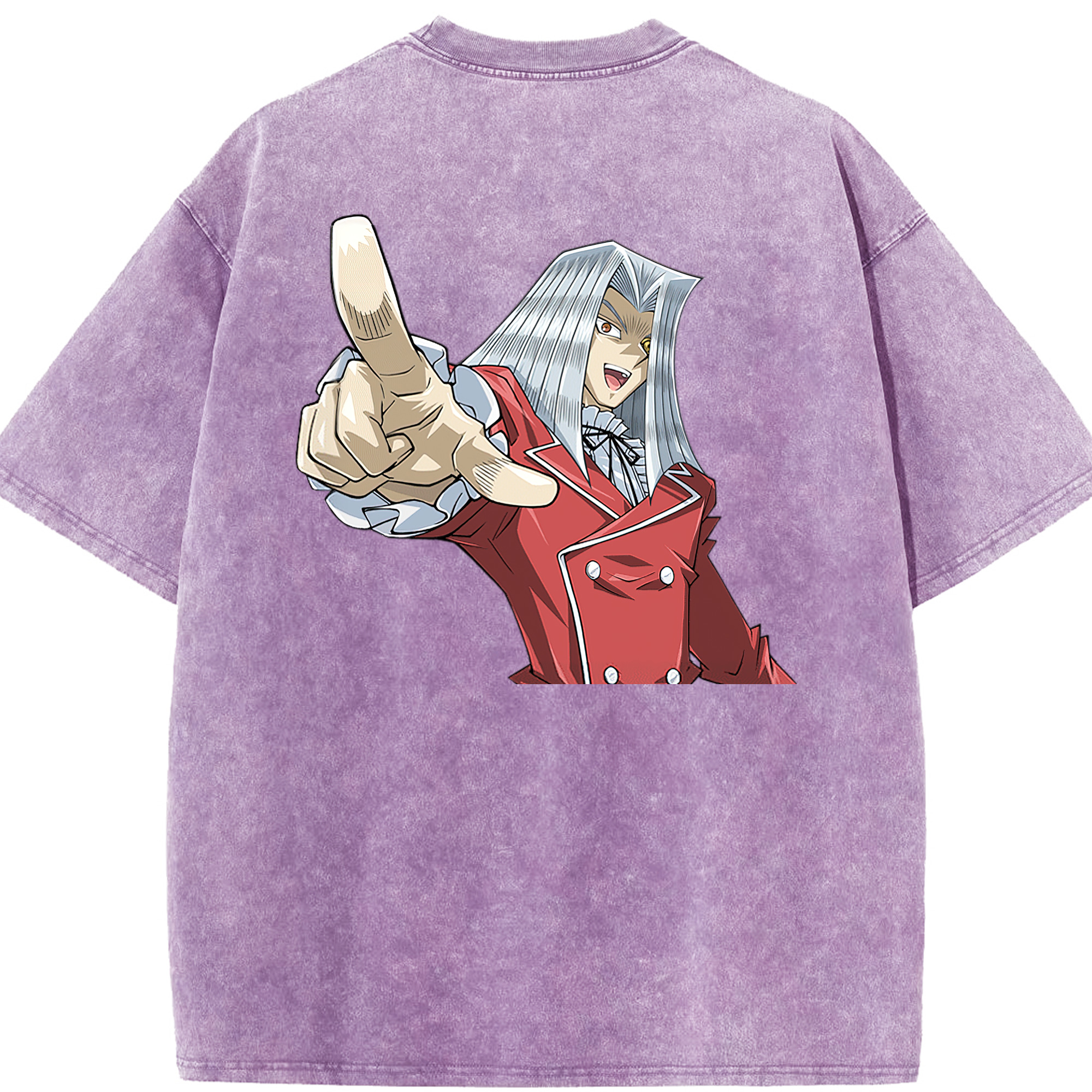 （画像用） 遊☆戯☆王 Yu-Gi-Oh! 綿100% ヴィンテージ風 半袖Tシャツ（背面プリント）