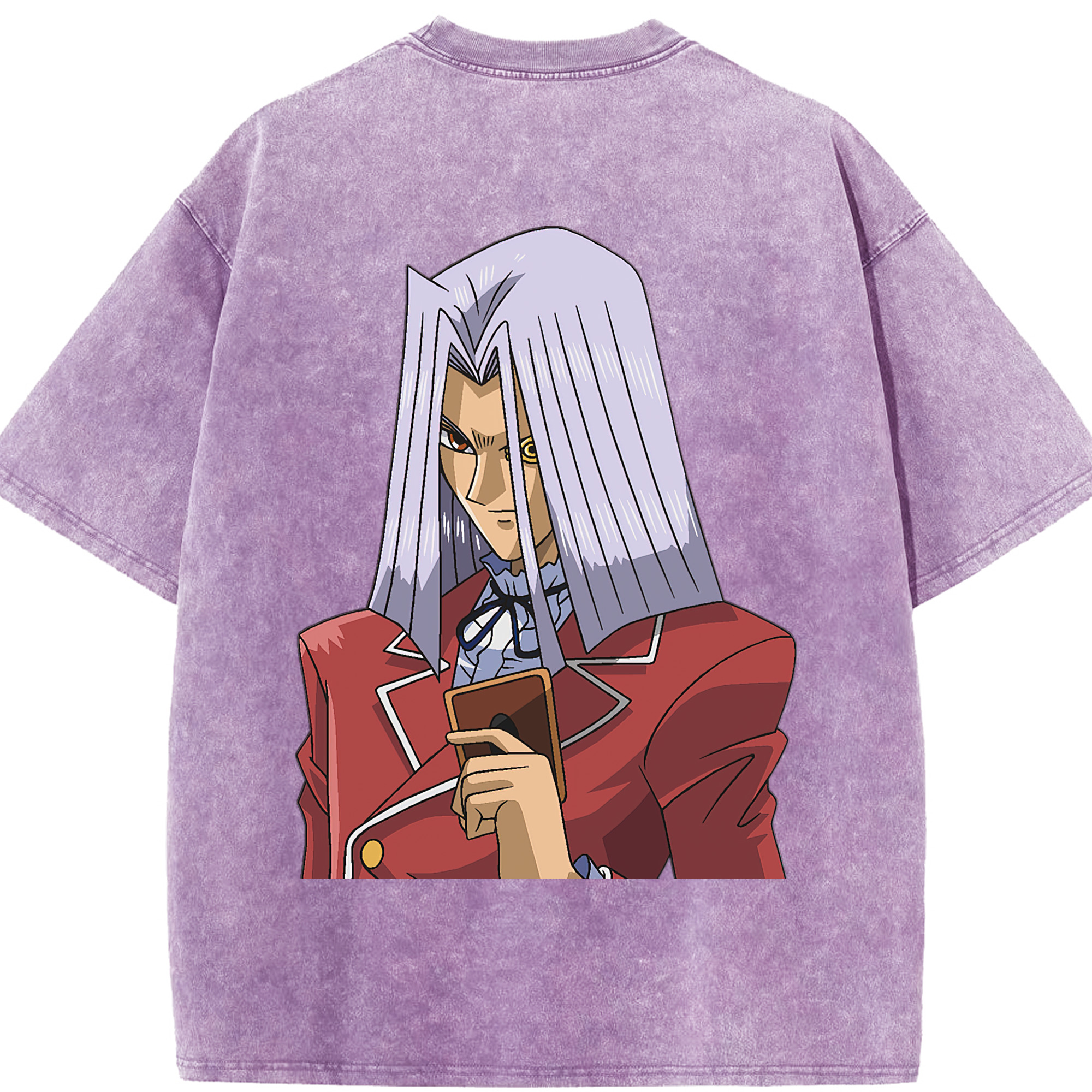 （画像用） 遊☆戯☆王 Yu-Gi-Oh! 綿100% ヴィンテージ風 半袖Tシャツ（背面プリント）