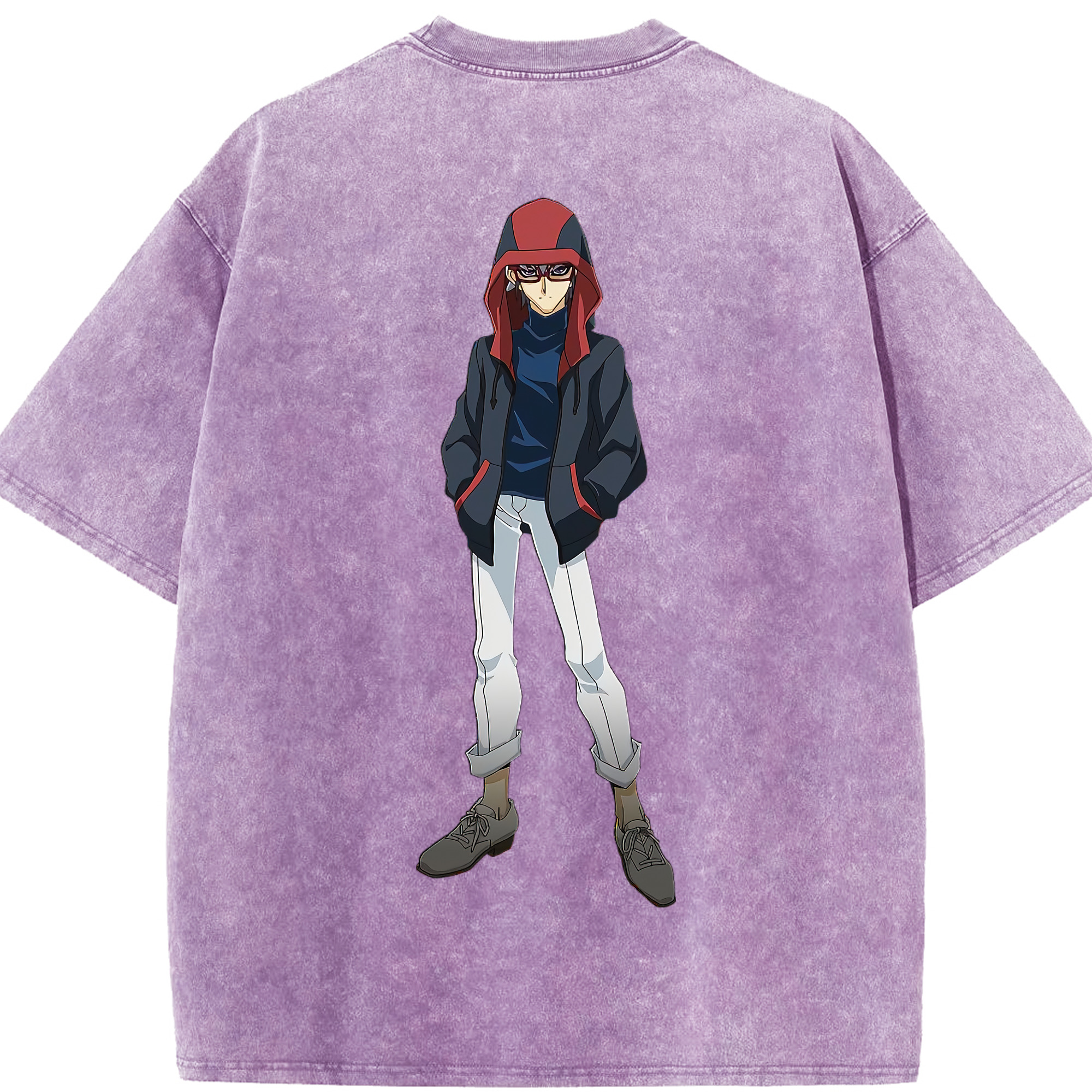 （画像用） 遊☆戯☆王 Yu-Gi-Oh! 綿100% ヴィンテージ風 半袖Tシャツ（背面プリント）