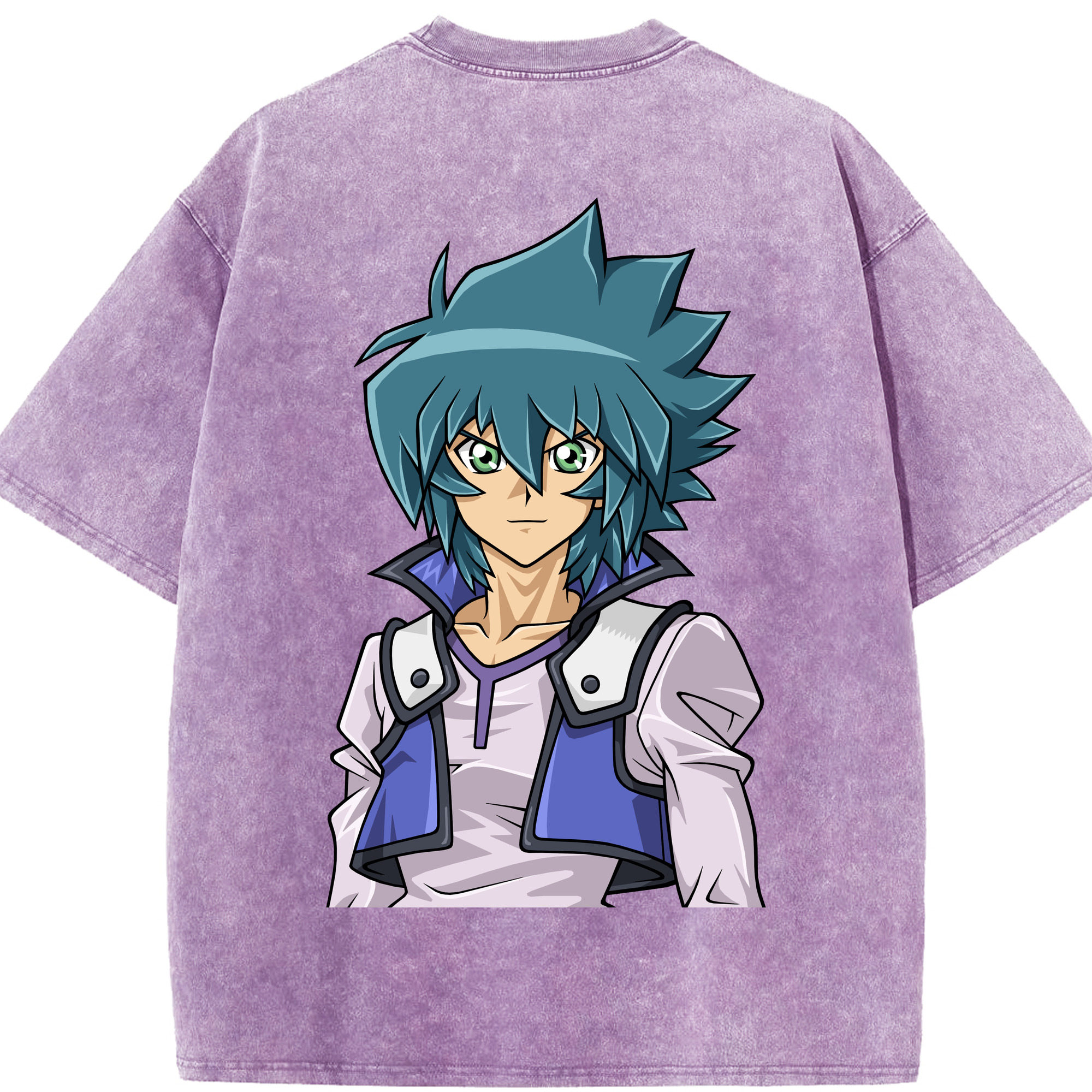 （画像用） 遊☆戯☆王 Yu-Gi-Oh! 綿100% ヴィンテージ風 半袖Tシャツ（背面プリント）
