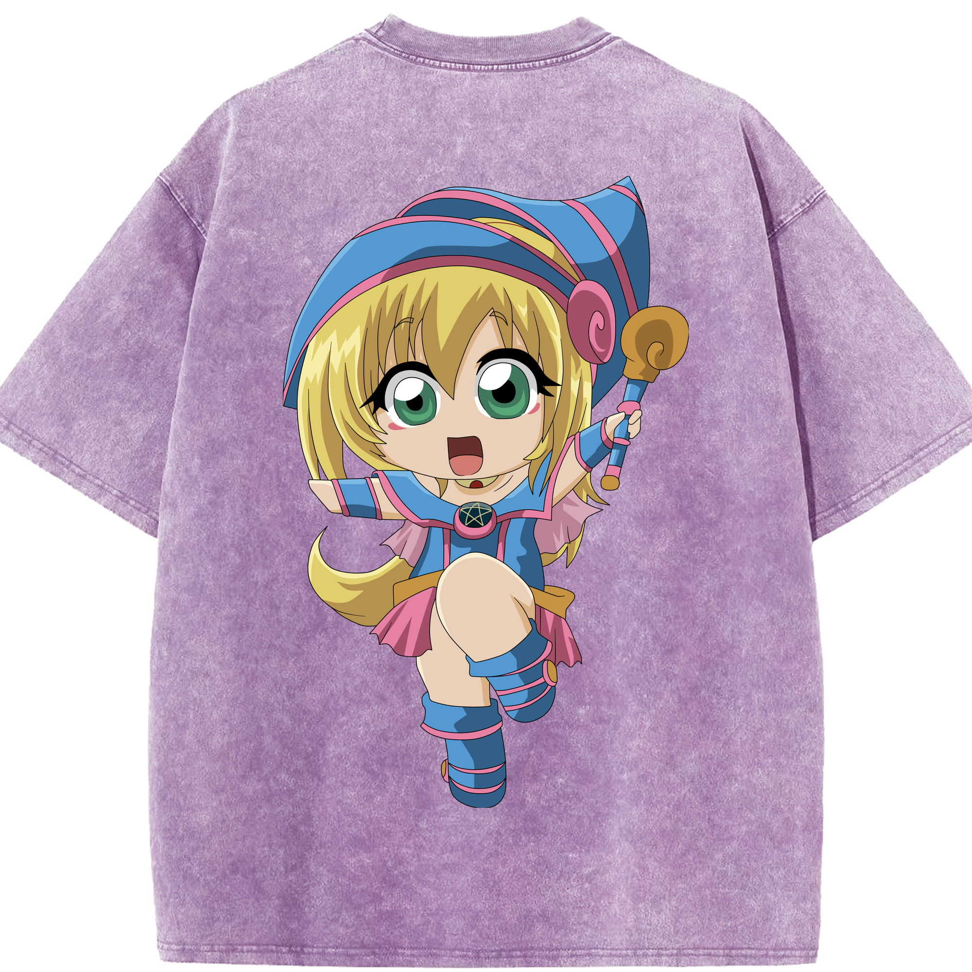 （画像用） 遊☆戯☆王 Yu-Gi-Oh! 綿100% ヴィンテージ風 半袖Tシャツ（背面プリント）