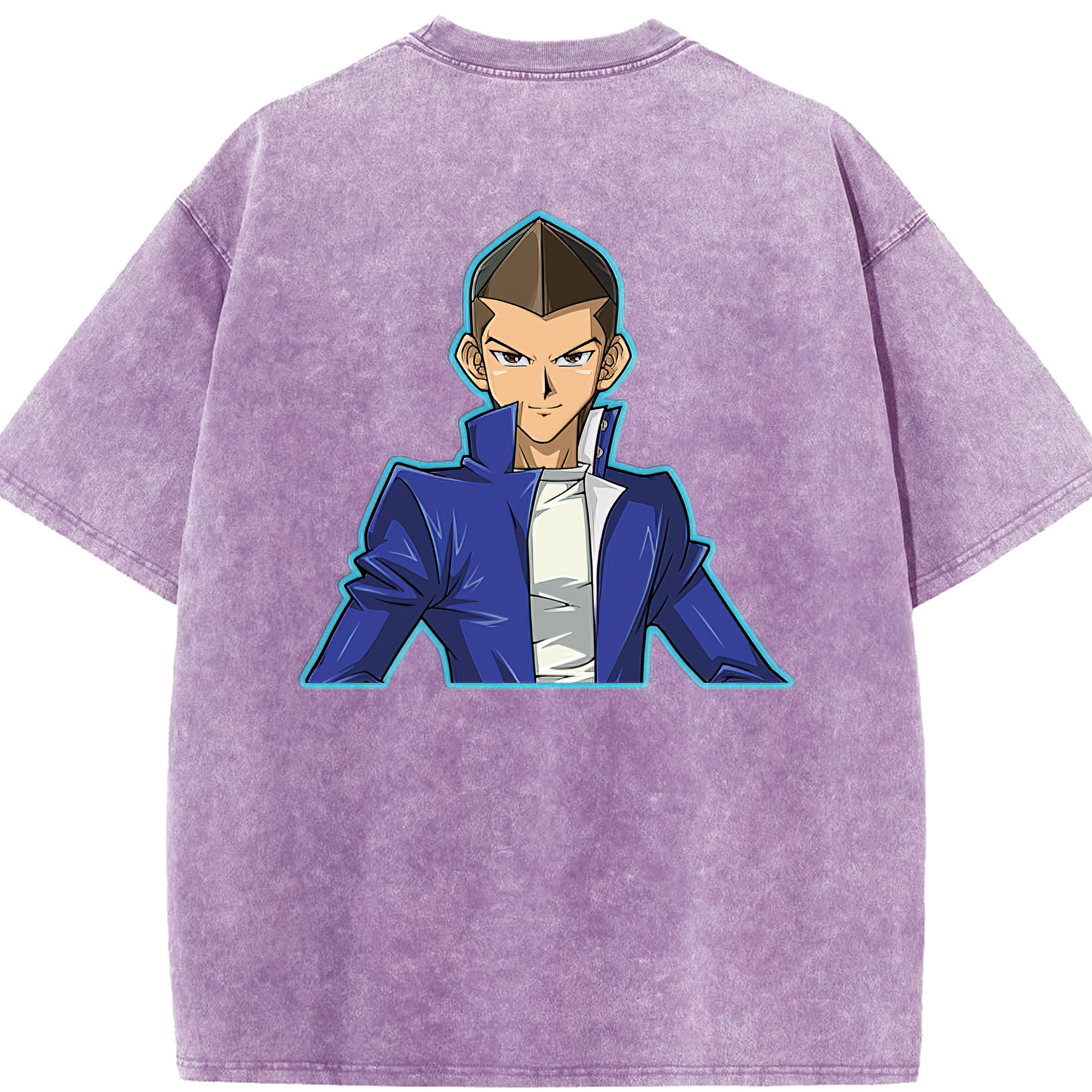（画像用） 遊☆戯☆王 Yu-Gi-Oh! 綿100% ヴィンテージ風 半袖Tシャツ（背面プリント）