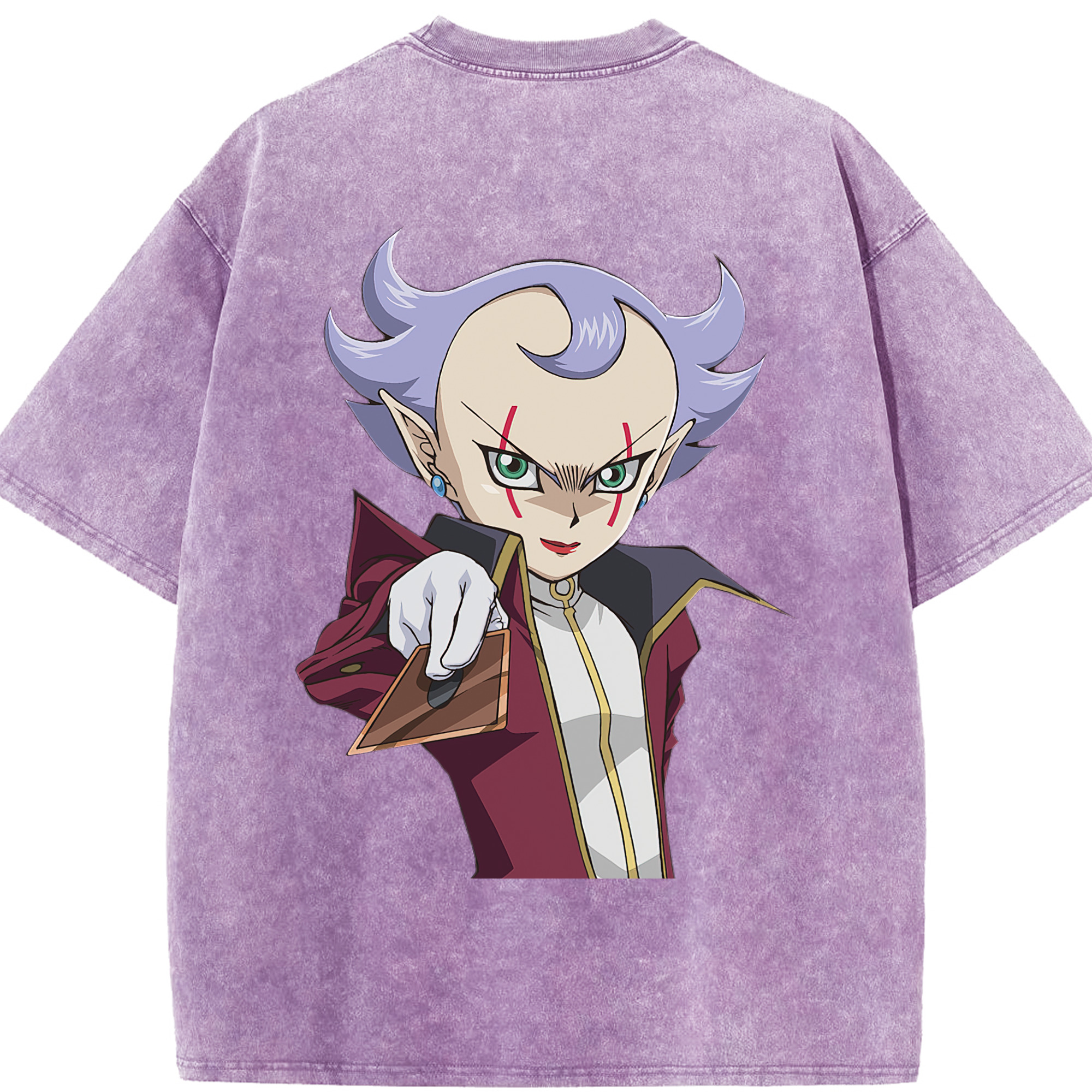 （画像用） 遊☆戯☆王 Yu-Gi-Oh! 綿100% ヴィンテージ風 半袖Tシャツ（背面プリント）