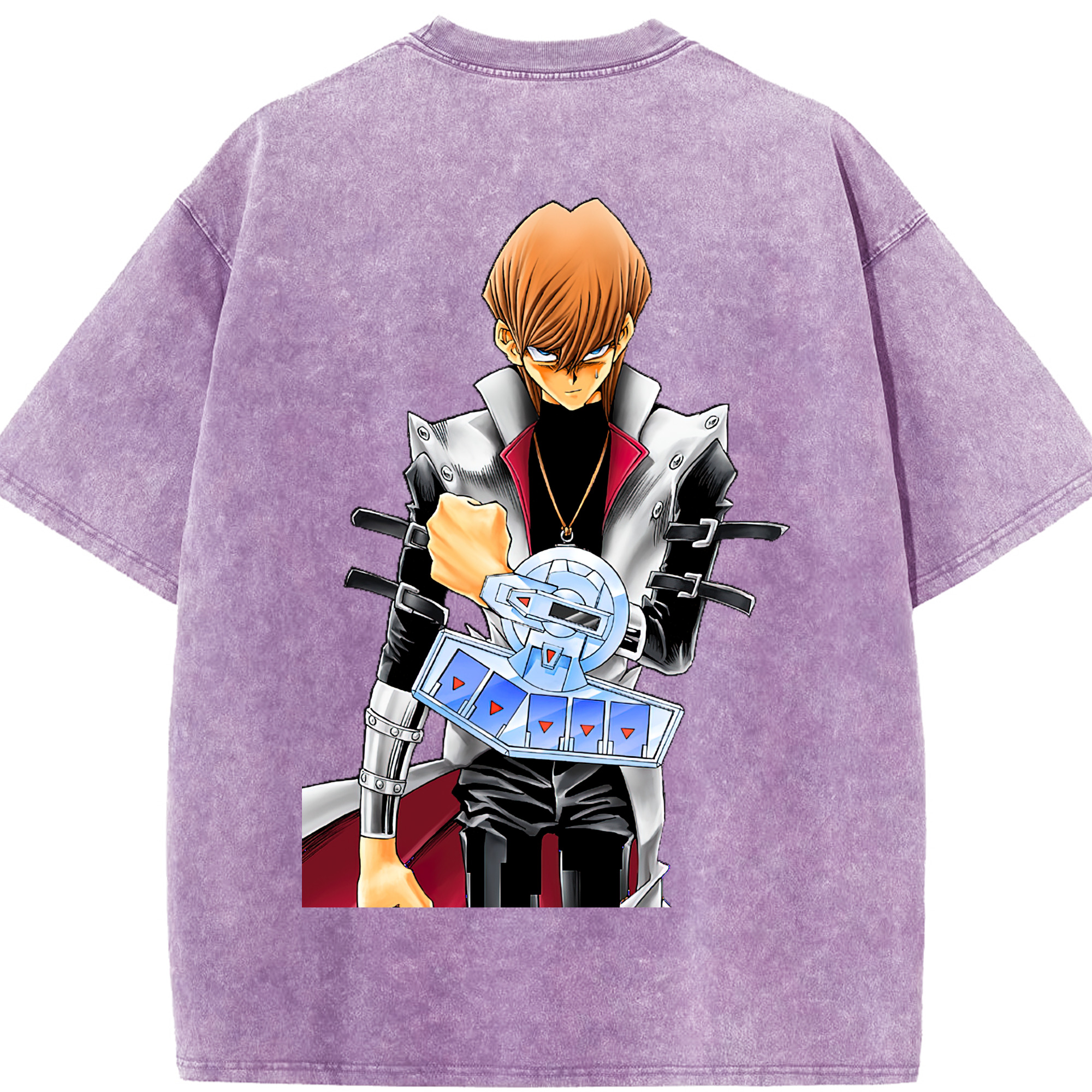 （画像用） 遊☆戯☆王 Yu-Gi-Oh! 綿100% ヴィンテージ風 半袖Tシャツ（背面プリント）
