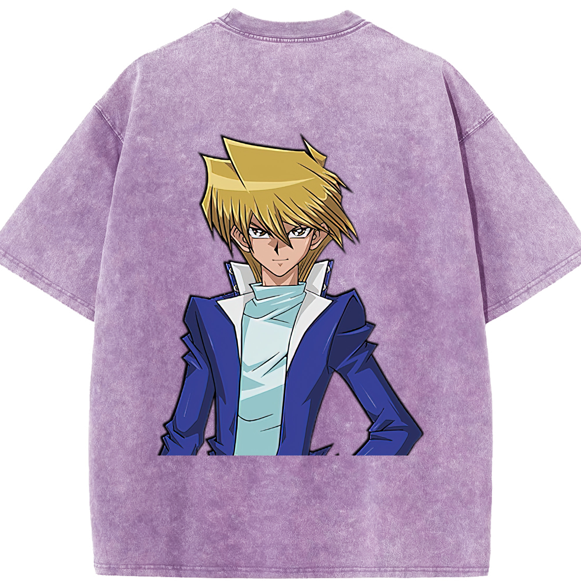 （画像用） 遊☆戯☆王 Yu-Gi-Oh! 綿100% ヴィンテージ風 半袖Tシャツ（背面プリント）