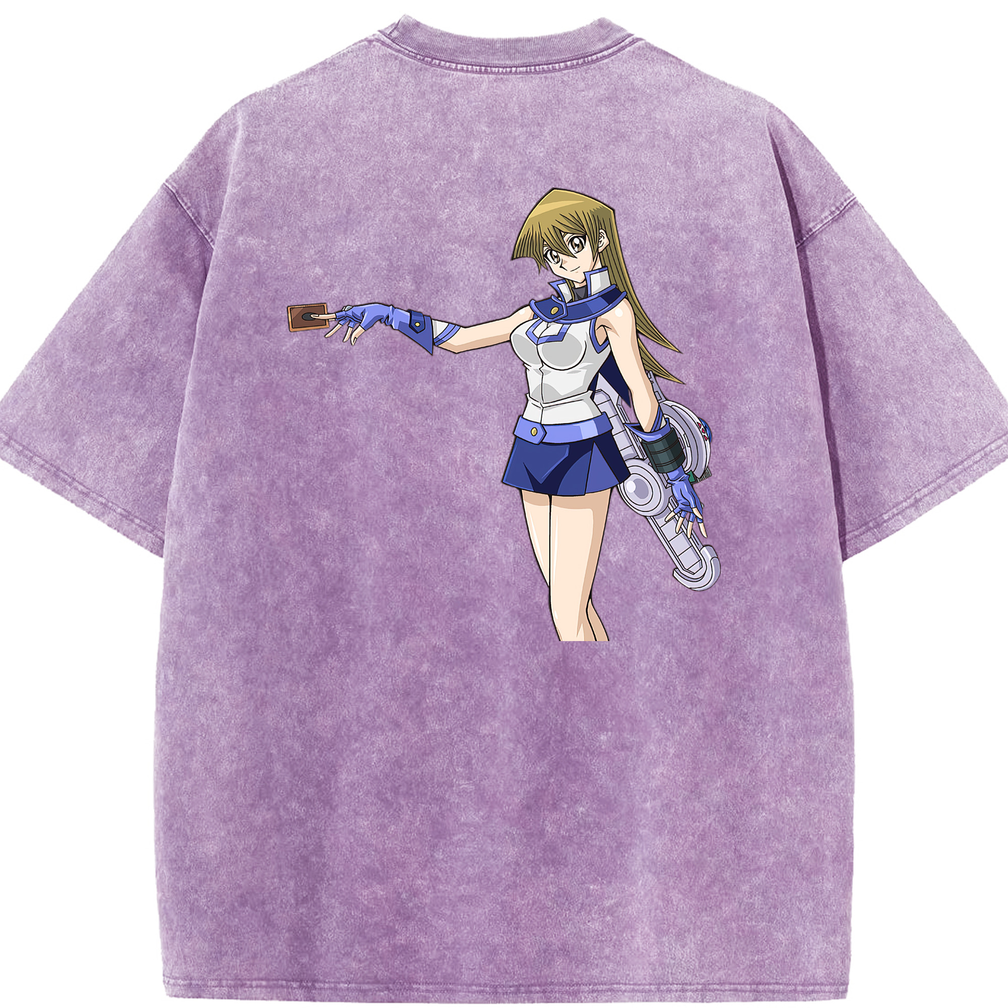 （画像用） 遊☆戯☆王 Yu-Gi-Oh! 綿100% ヴィンテージ風 半袖Tシャツ（背面プリント）
