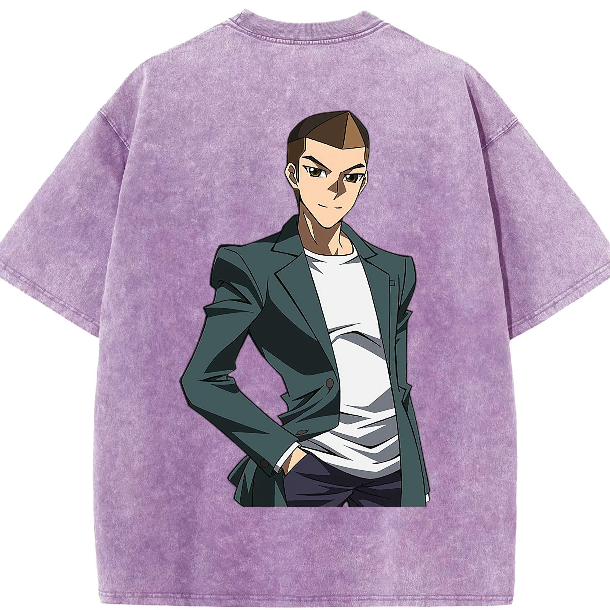 （画像用） 遊☆戯☆王 Yu-Gi-Oh! 綿100% ヴィンテージ風 半袖Tシャツ（背面プリント）