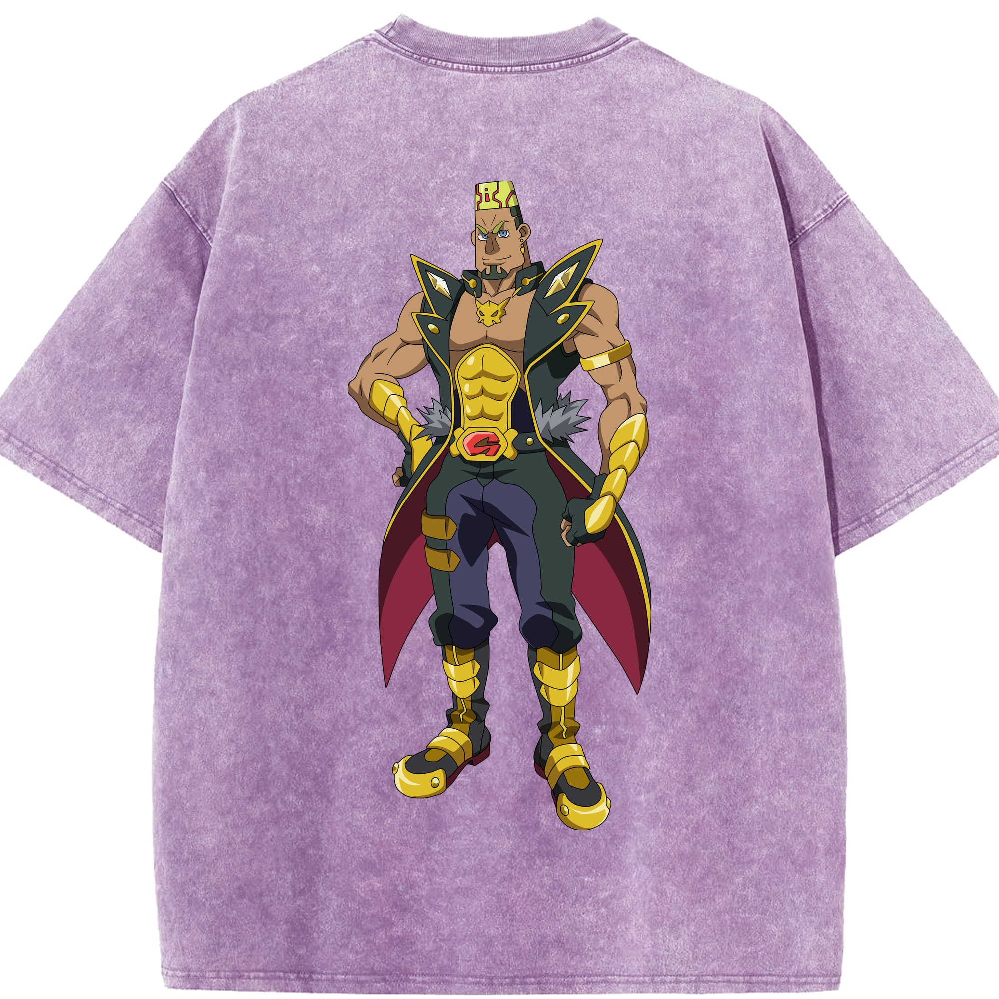 （画像用） 遊☆戯☆王 Yu-Gi-Oh! 綿100% ヴィンテージ風 半袖Tシャツ（背面プリント）