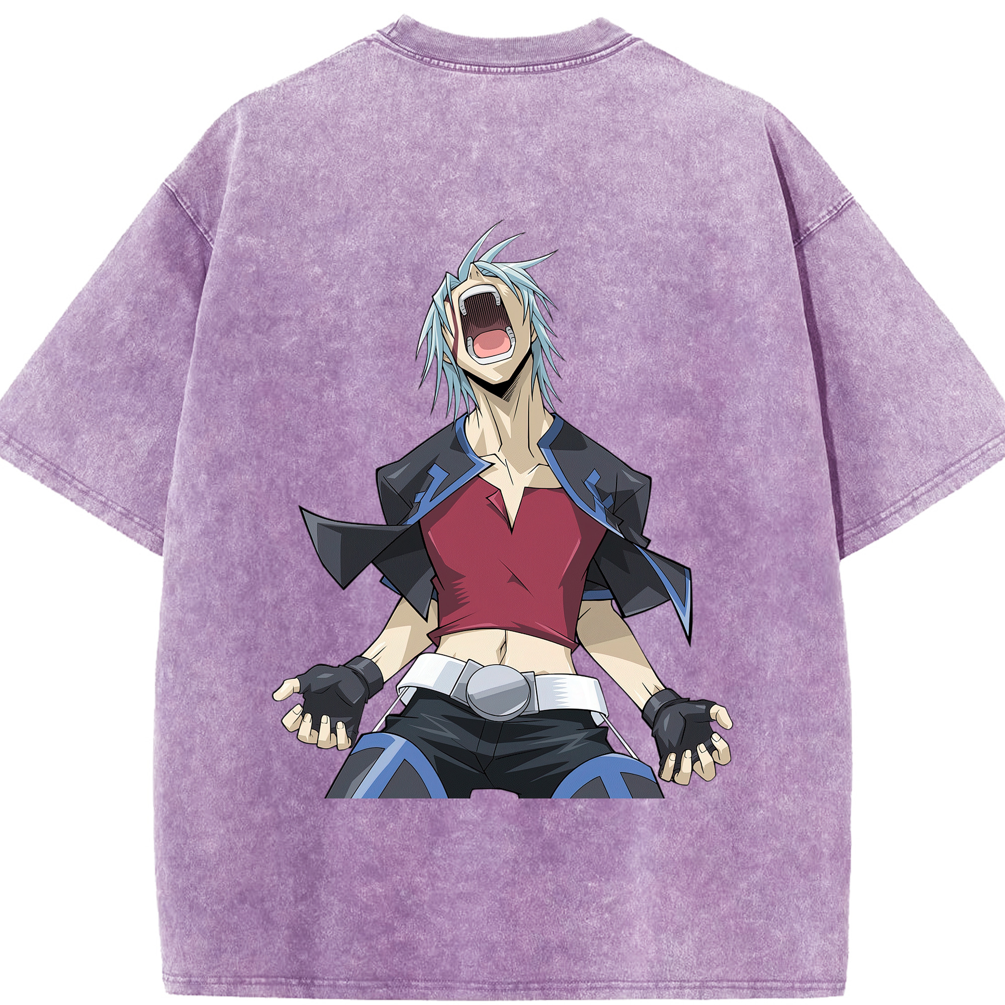 （画像用） 遊☆戯☆王 Yu-Gi-Oh! 綿100% ヴィンテージ風 半袖Tシャツ（背面プリント）