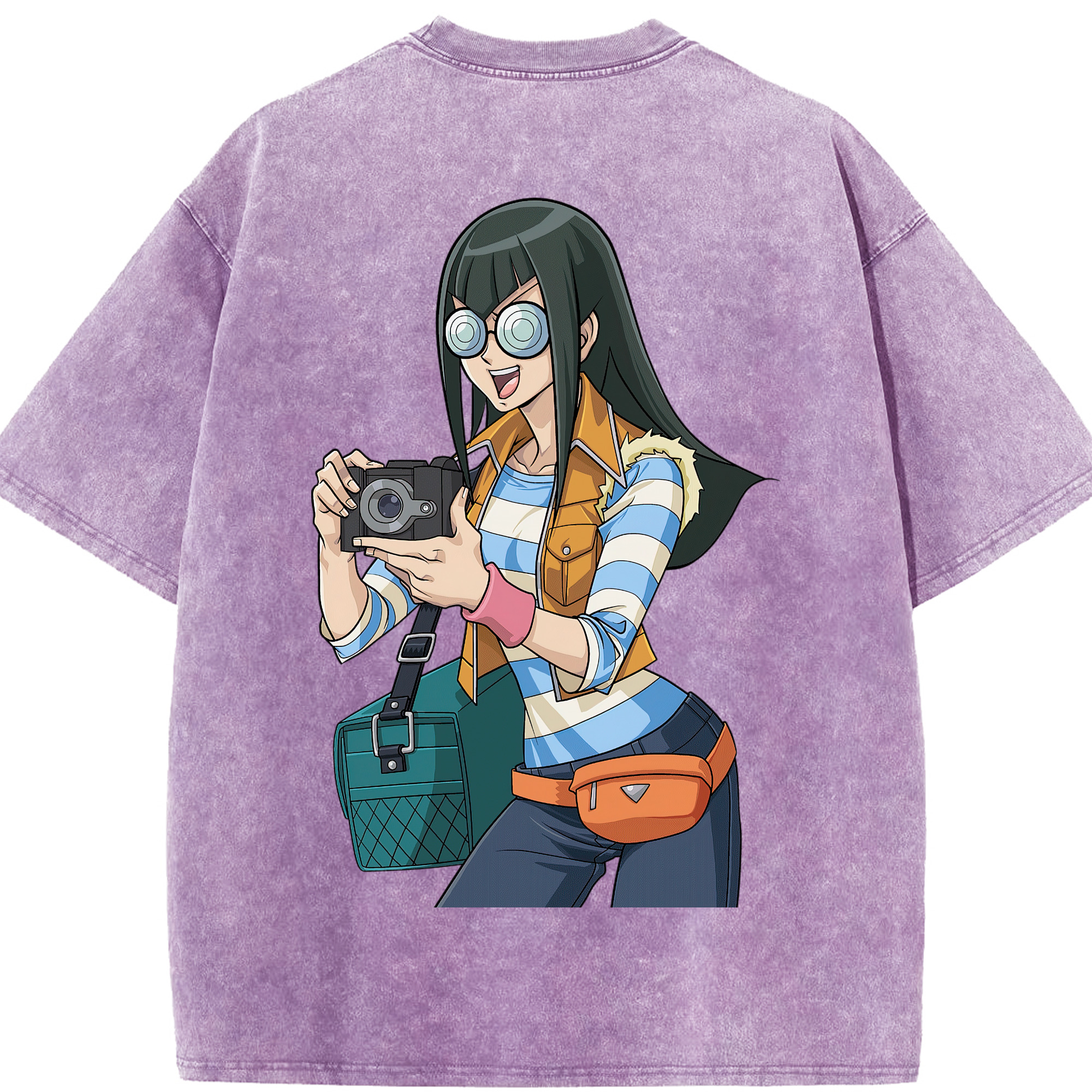 （画像用） 遊☆戯☆王 Yu-Gi-Oh! 綿100% ヴィンテージ風 半袖Tシャツ（背面プリント）