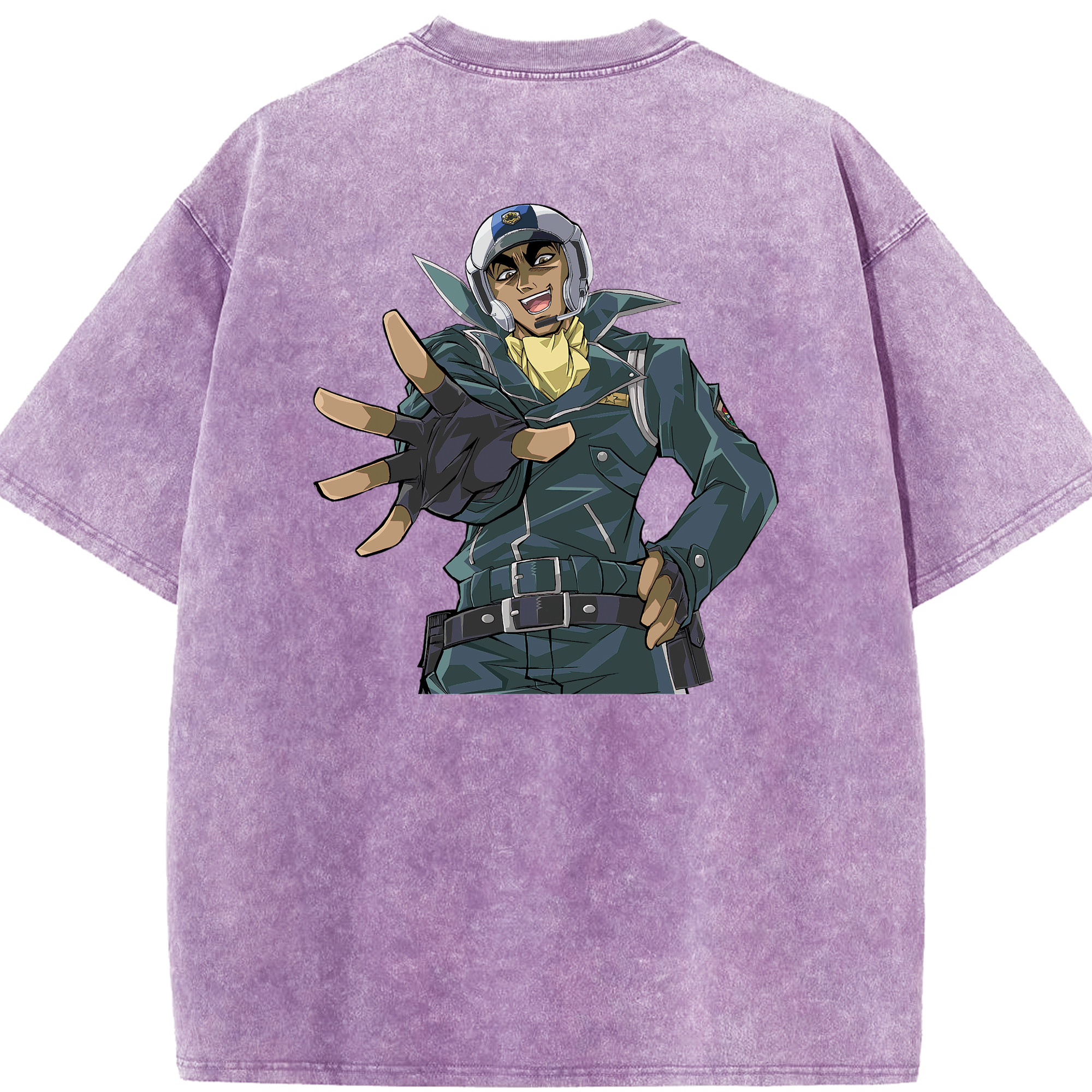 （画像用） 遊☆戯☆王 Yu-Gi-Oh! 綿100% ヴィンテージ風 半袖Tシャツ（背面プリント）